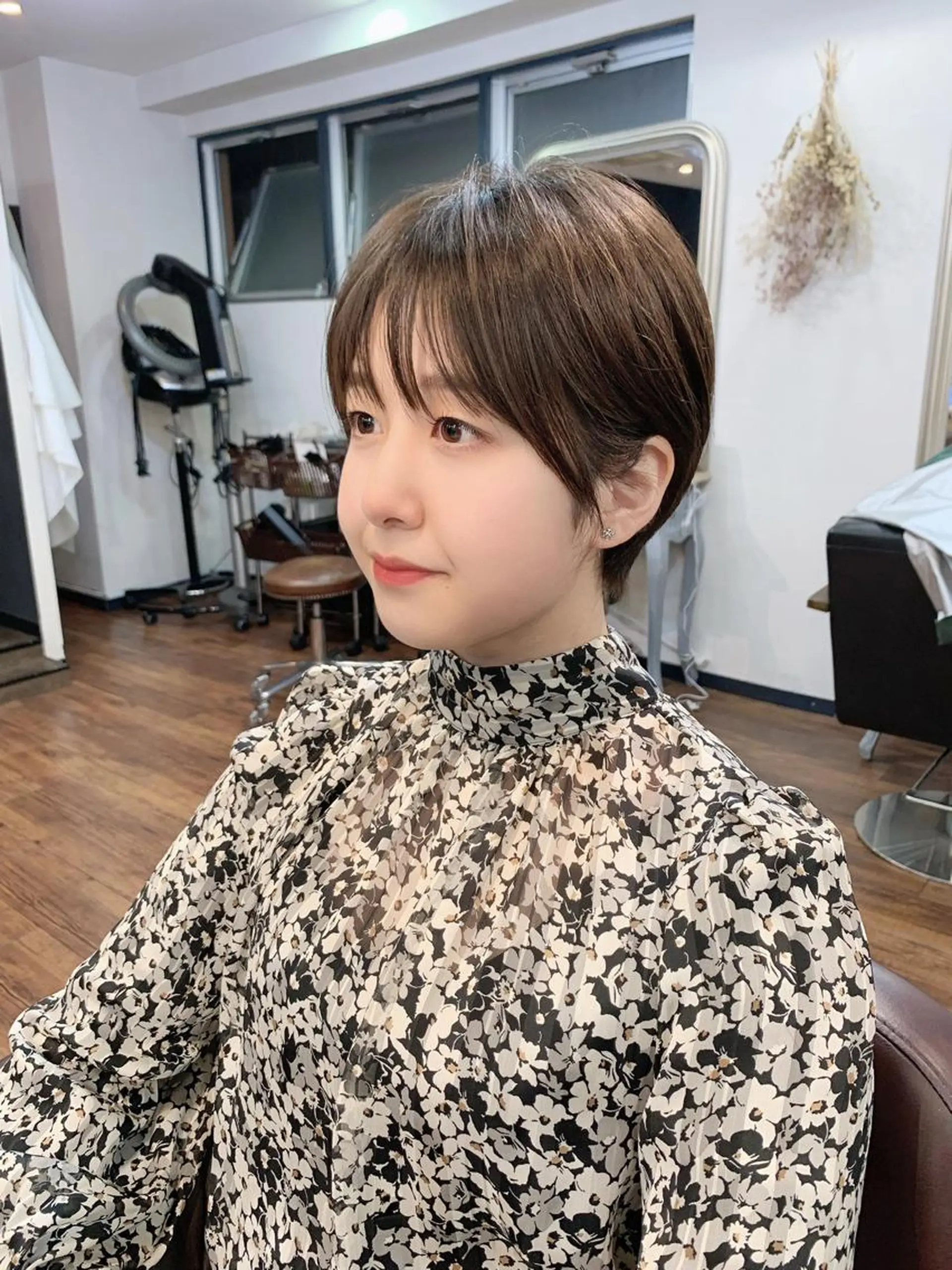 ショート 縮毛矯正/ショート/ レイヤー/畑中正敏のヘアスタイル