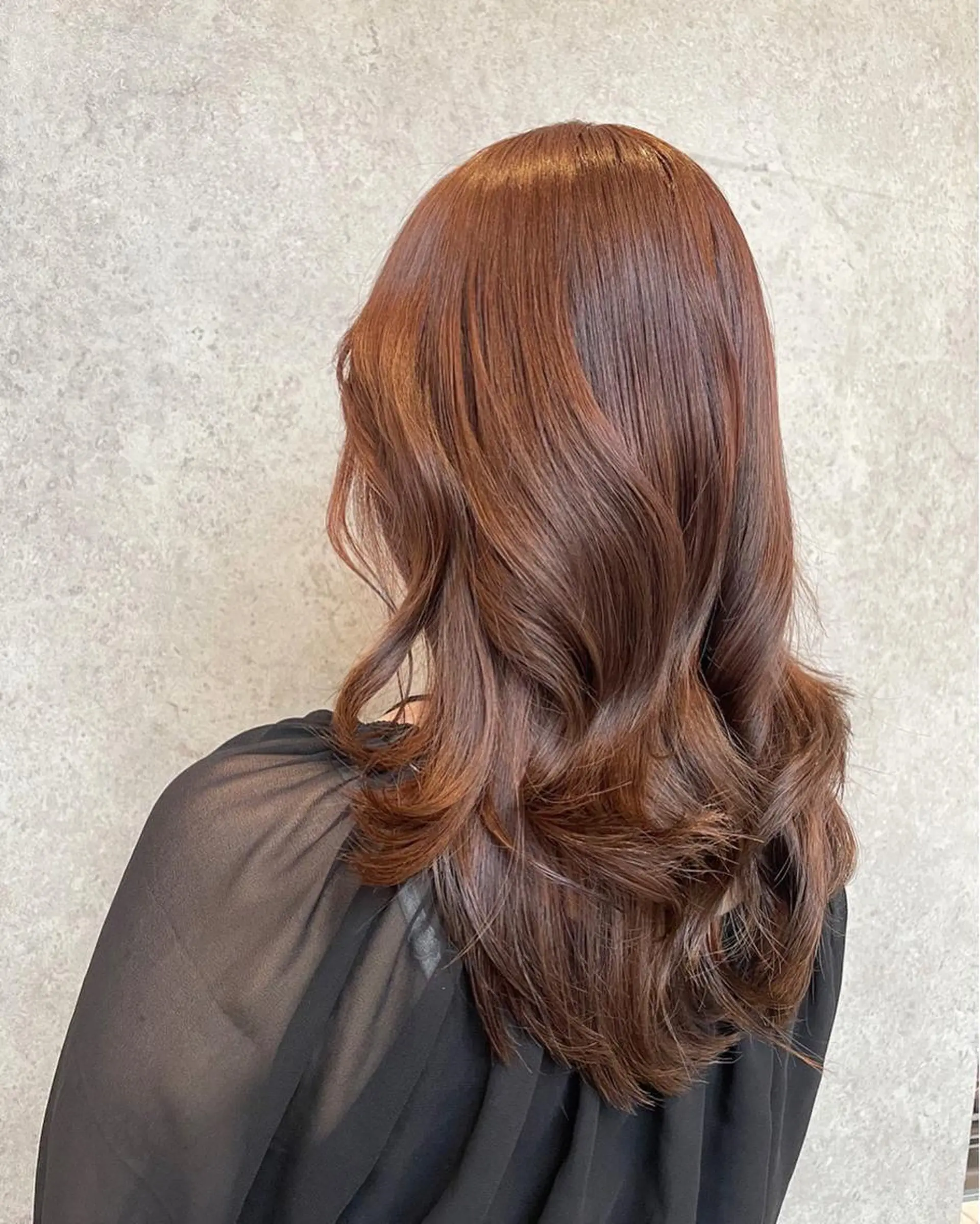 ロング カラー 髪質改善 ミディアムヘア Chifumiのヘアスタイル