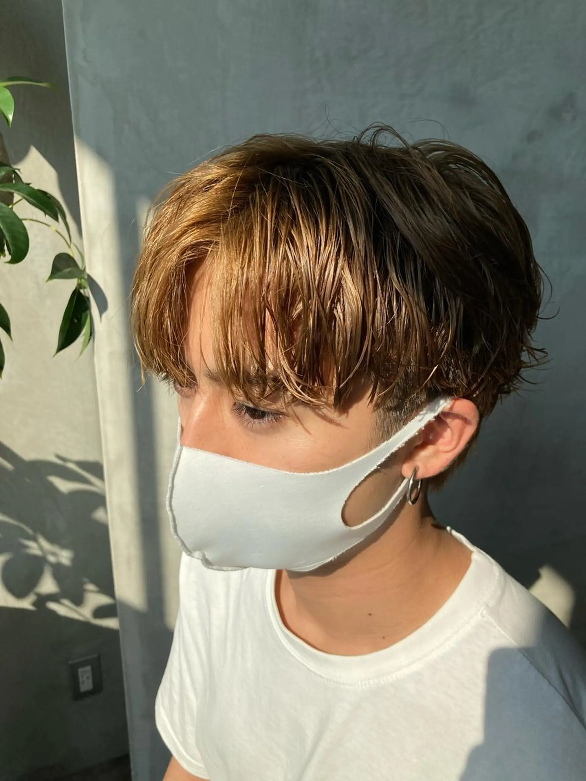 ショート パーマ メンズ メンズパーマ 波巻きパーマ くせ毛 波巻きスパイラルパー マ/シャドウパーマ駿のヘアスタイル