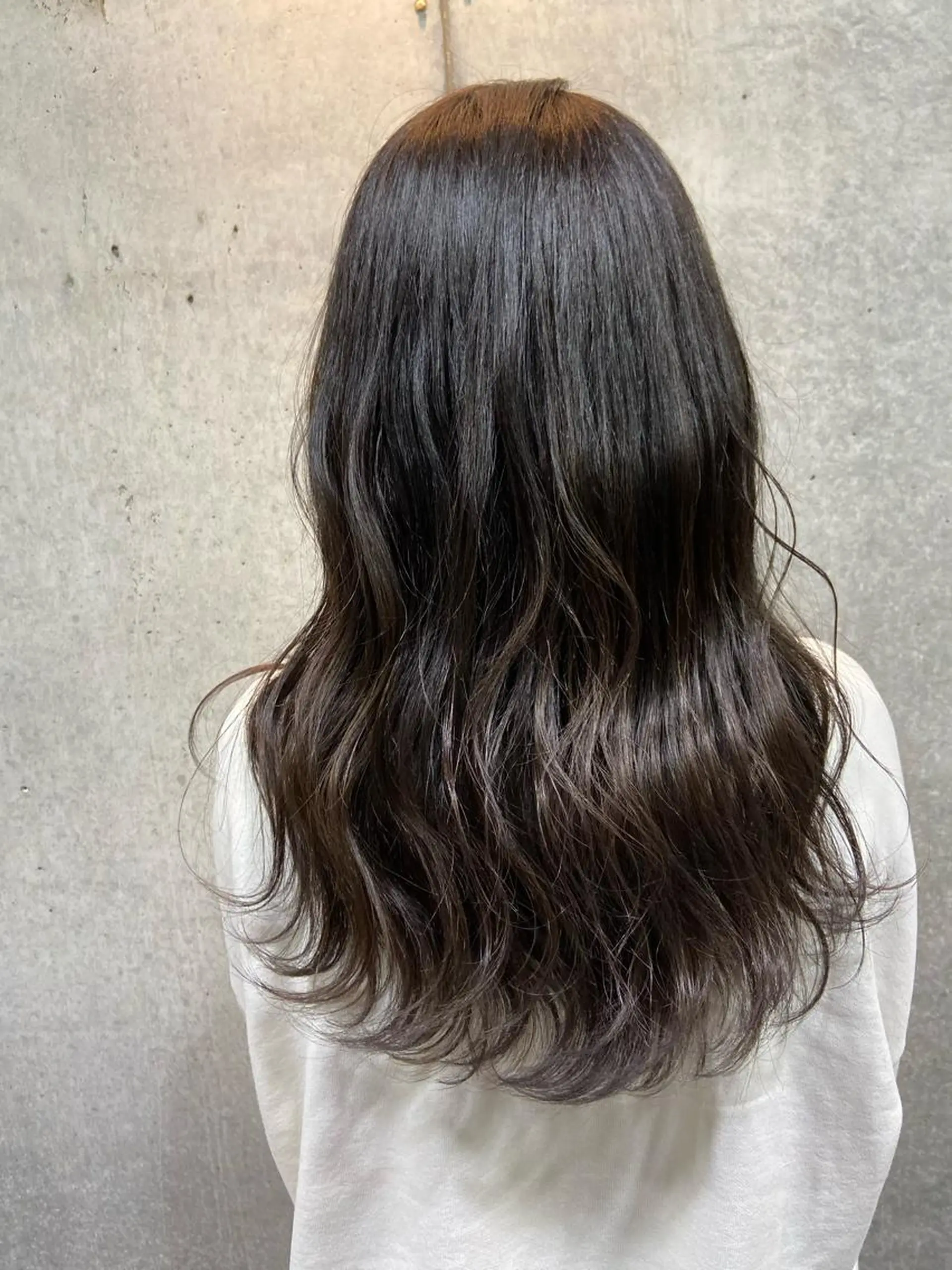 ロング カラー アッシュ シルバー シルバーアッシュ 暗髪/艶髪/Ono .のヘアスタイル
