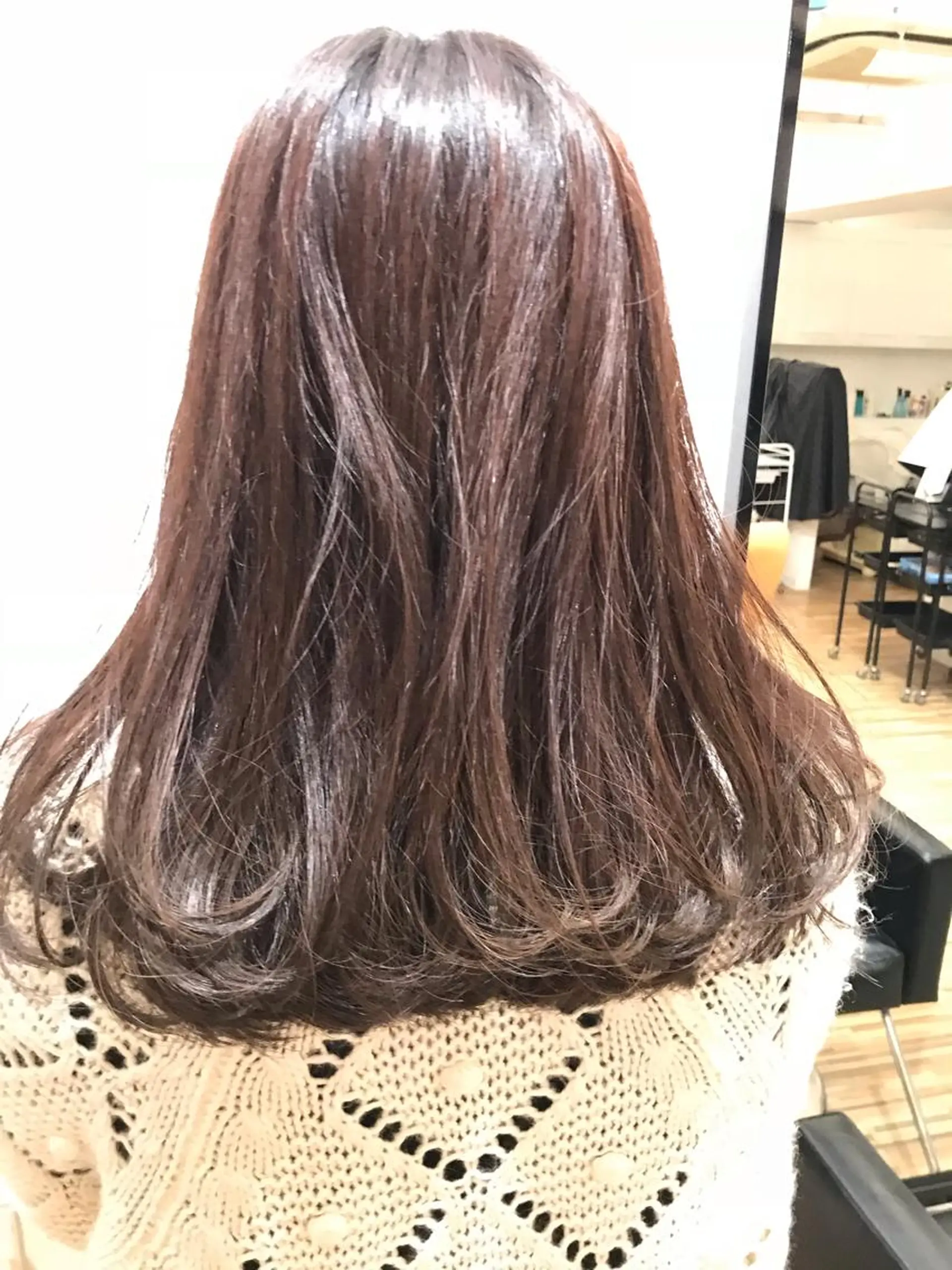 セミロング カラー juurii所属・上山 大輝のヘアスタイル
