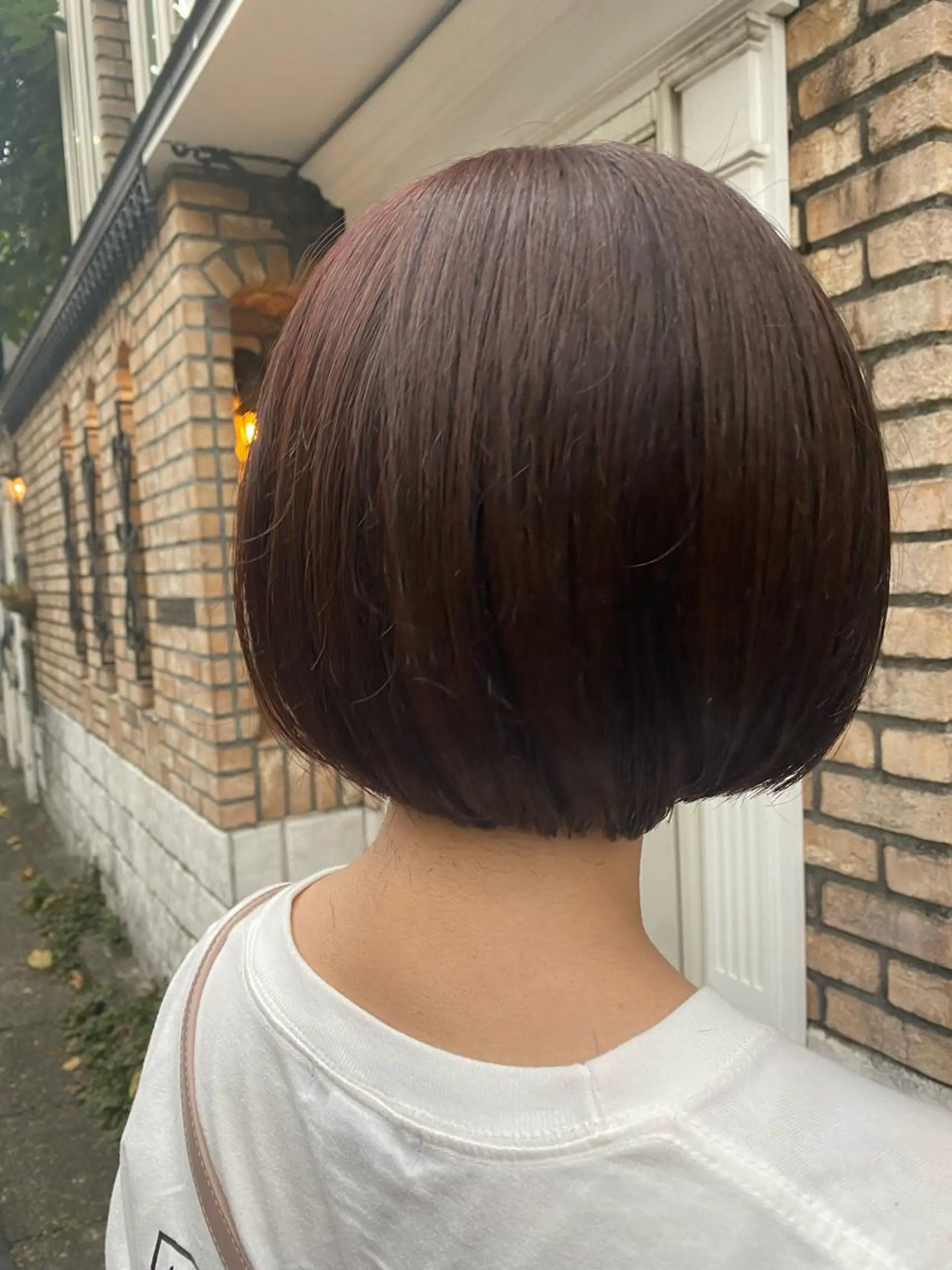 ミディアム カラー ブラウンカラー ラベンダーカラー ラベンダーブラウン お任せヘア☘️☘️ 及川渚のヘアスタイル