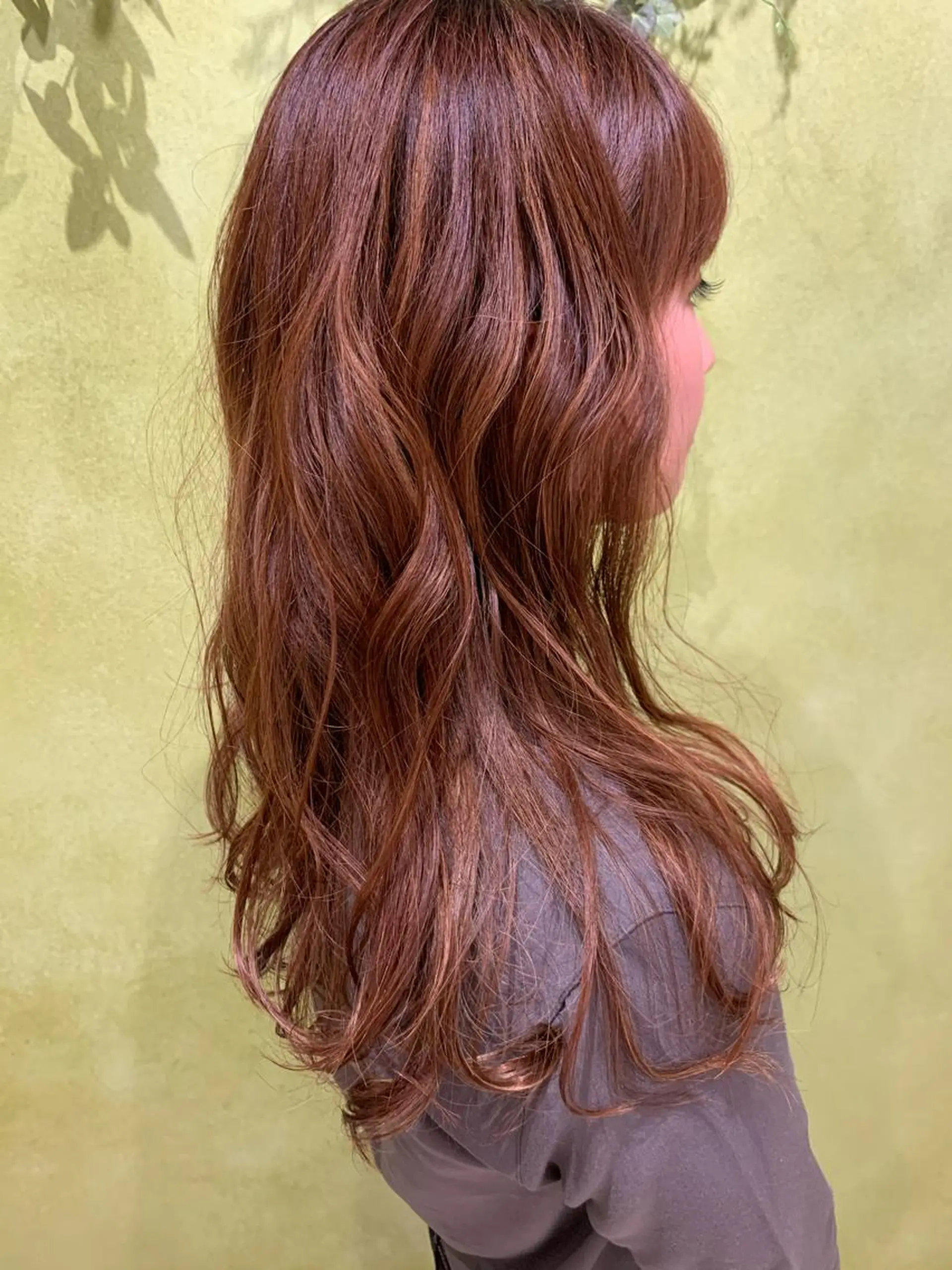 ロング カラー 韓国風レイヤーカット 🇰🇷❕モカのヘアスタイル