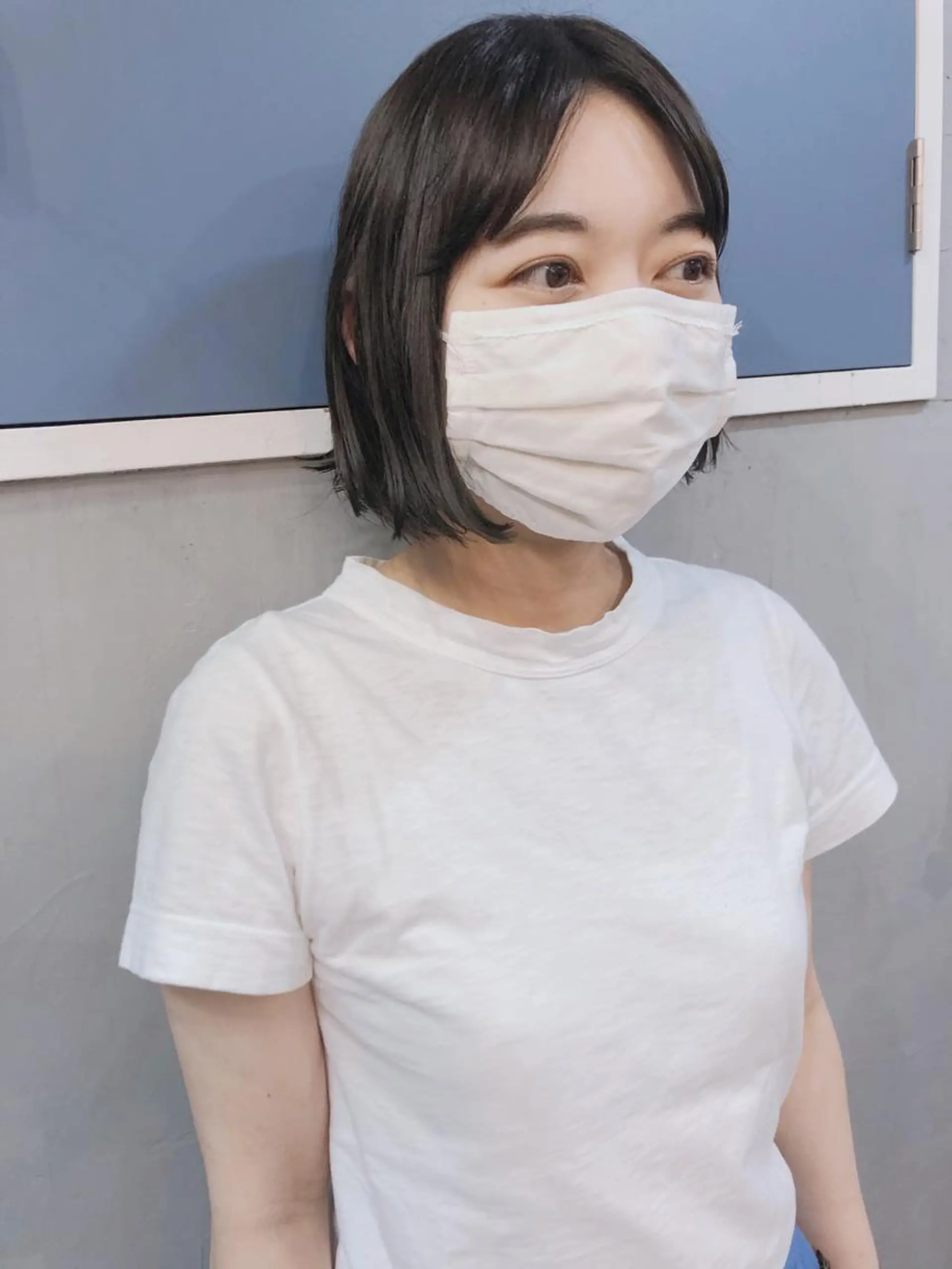 ショート カラー 長井 美佳のヘアスタイル