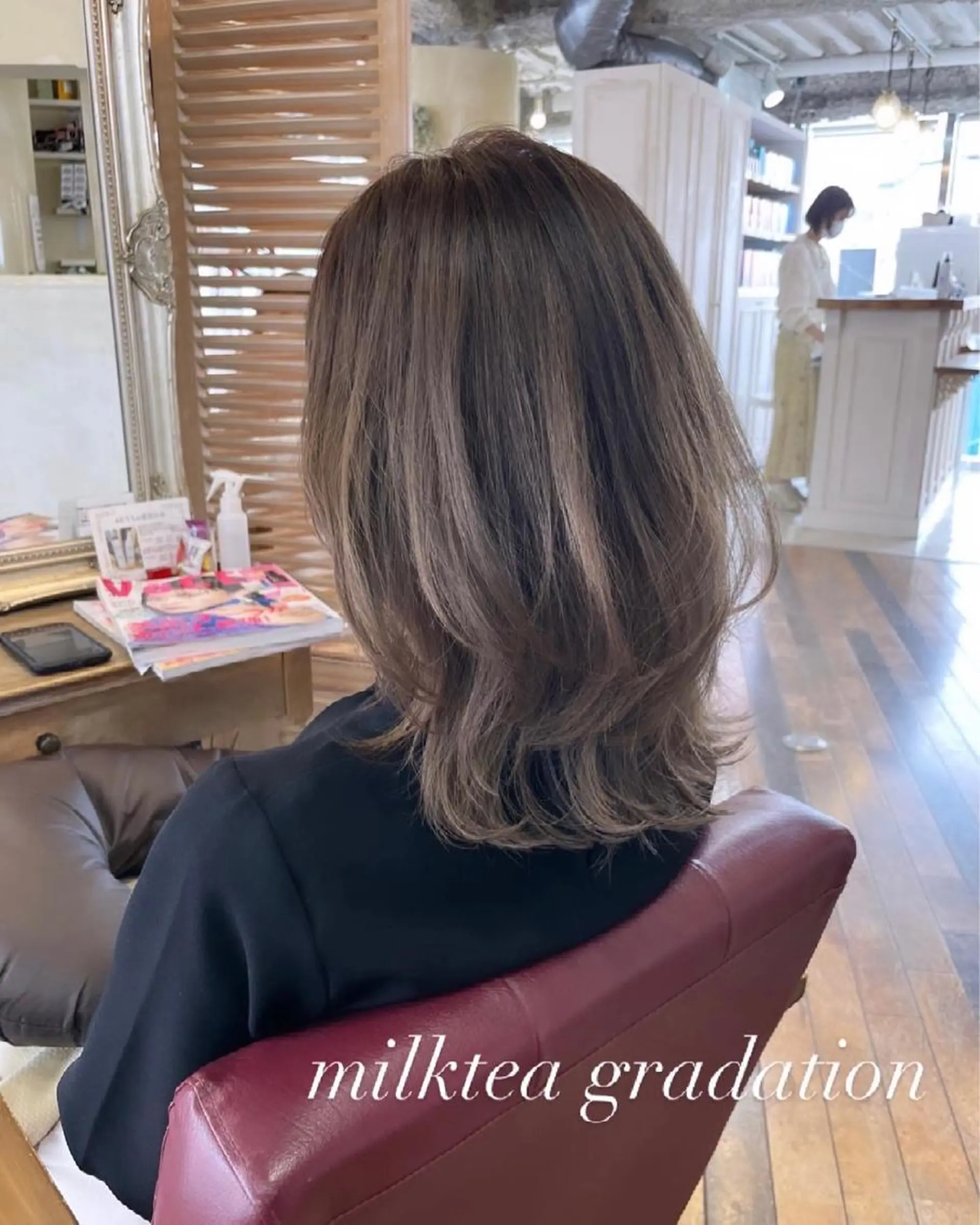 セミロング 中園 祥吾のヘアスタイル