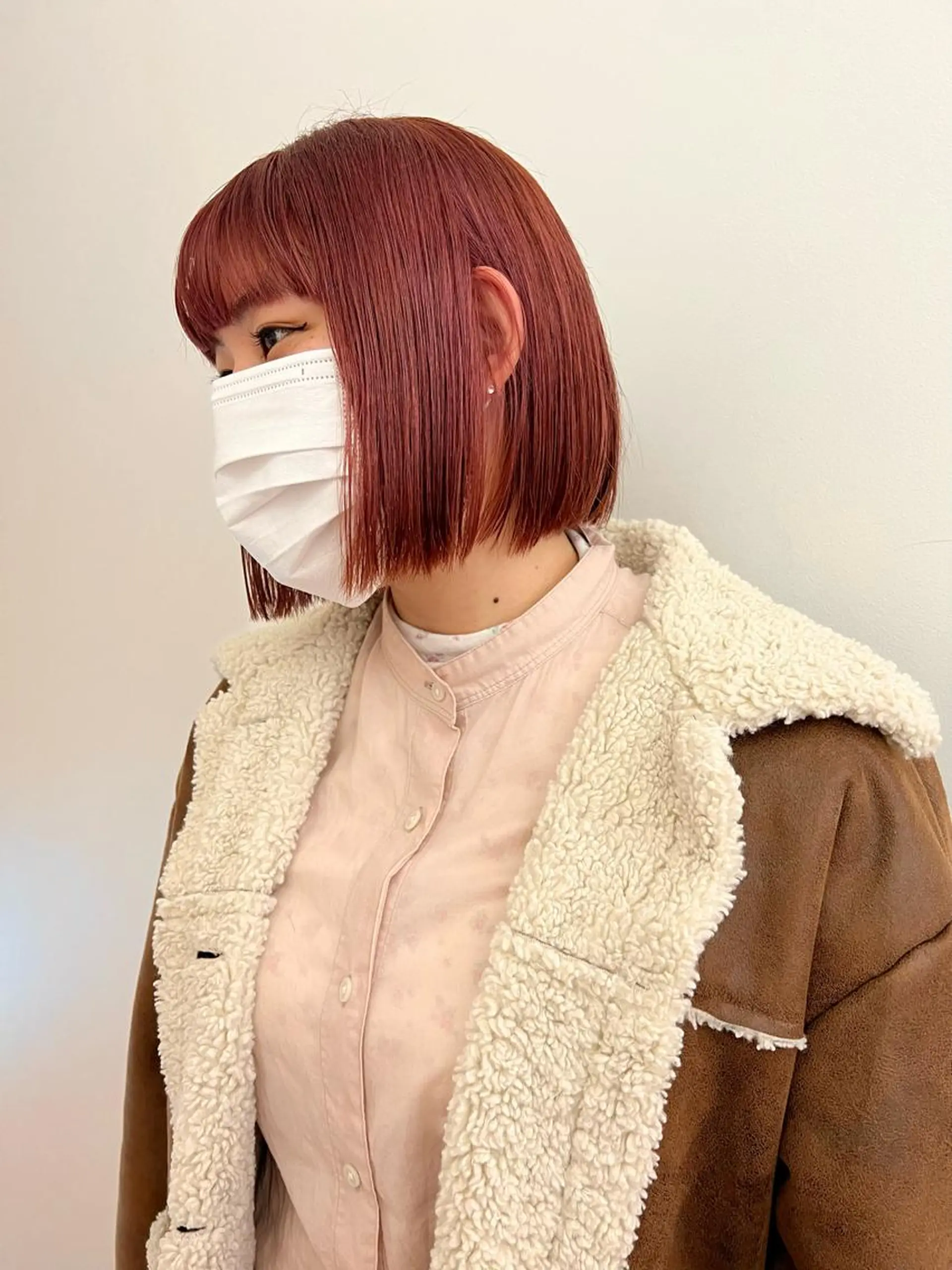 ショート カラー 顔周りカット/透明感 カラー✂️MEIのヘアスタイル