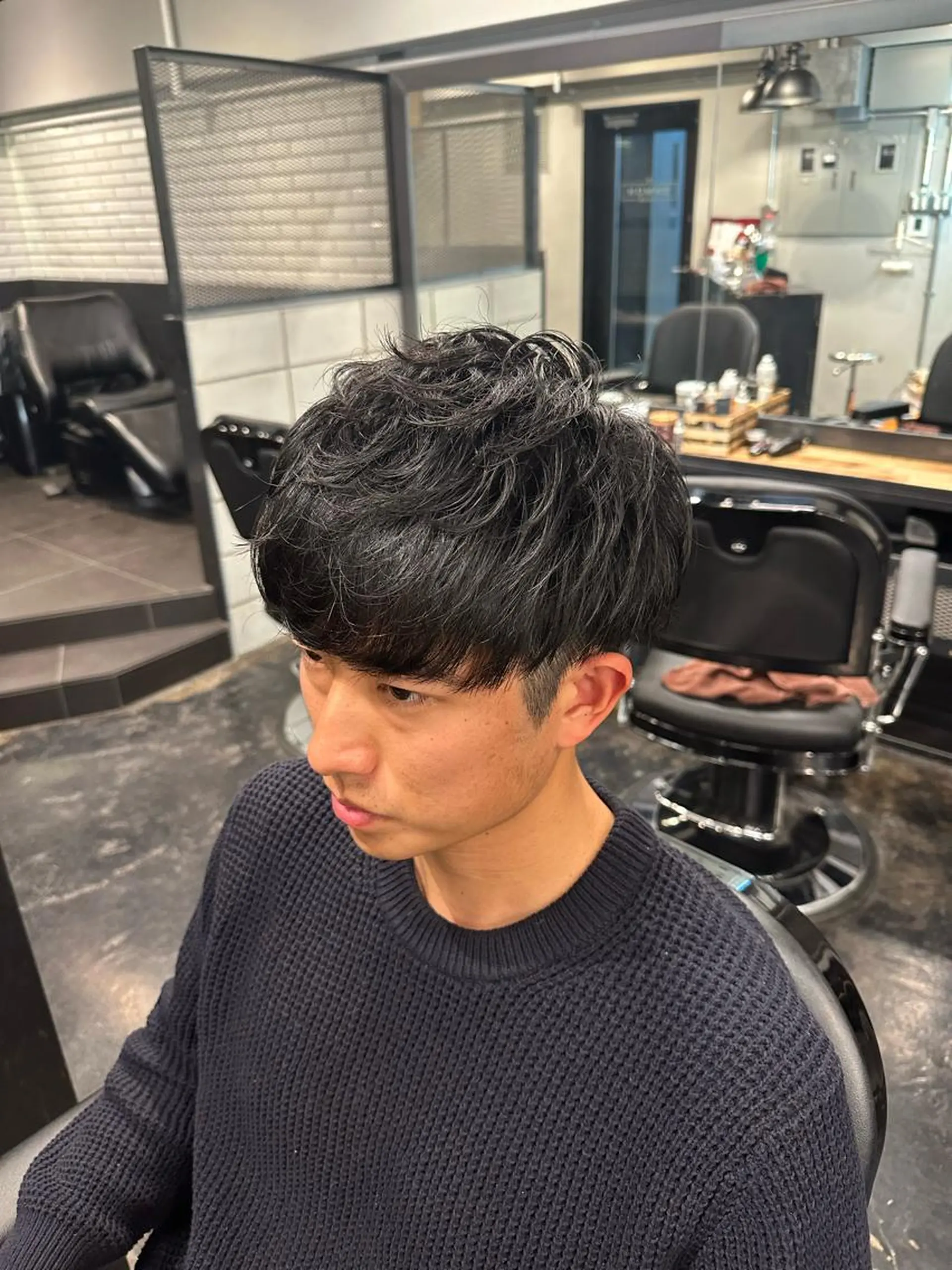 ショート メンズ ツイスパ/メンズ パーマ/歩夢のヘアスタイル