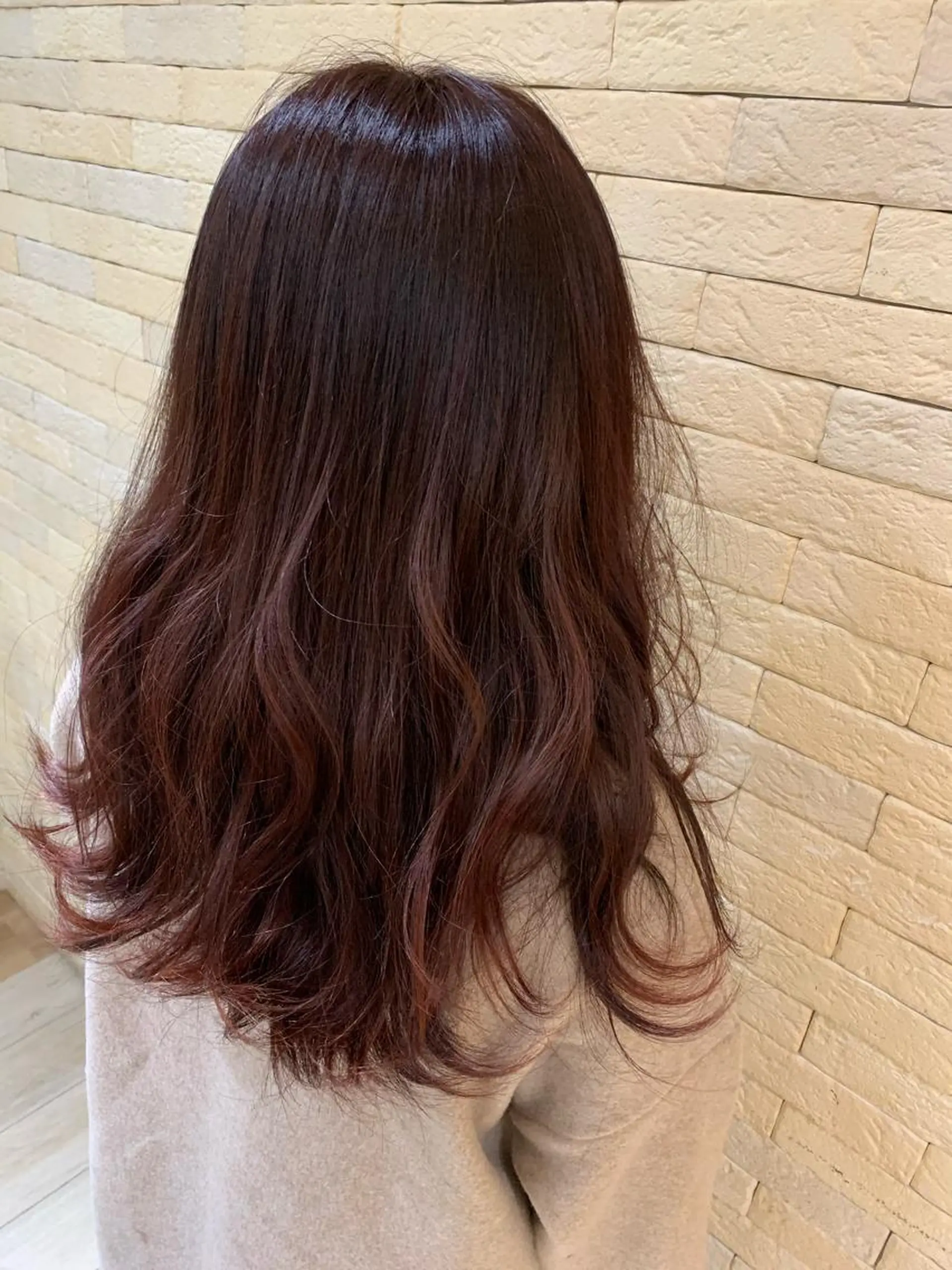 ロング カラー 艶髪レイヤー上田 紗也🇰🇷💗のヘアスタイル