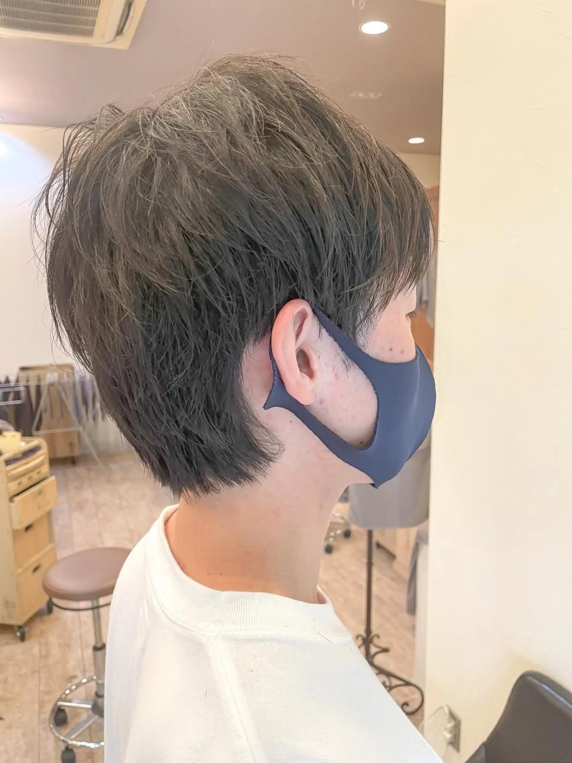 ショート メンズ マッシュ 刈り上げ SHANTi 飯塚 ヘアセット/髪質改善のヘアスタイル