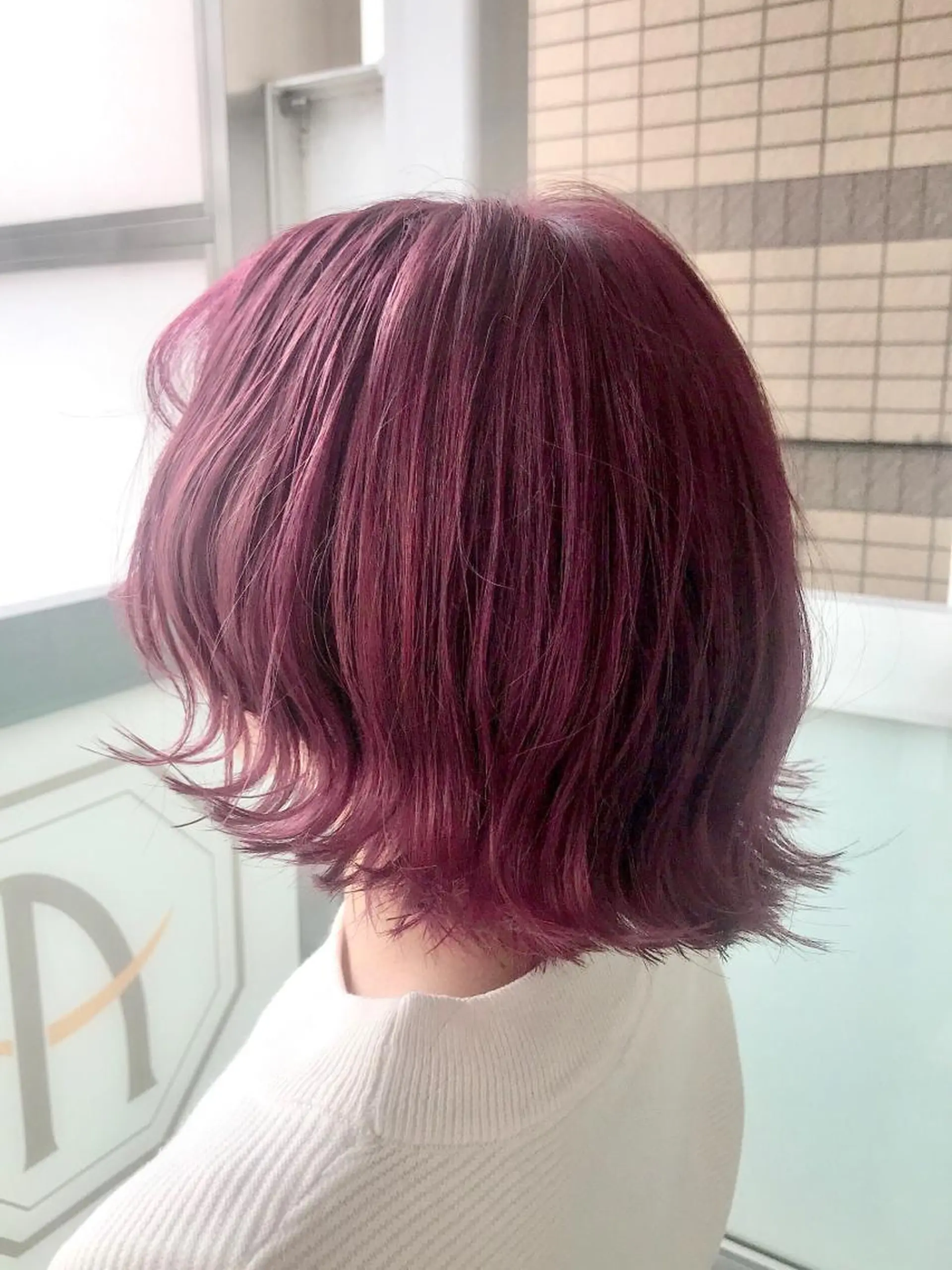 ミディアム カラー カット ヘアカラー オーストヘアー ミコ所属・岩谷/ブリーチ 🪽透明感カラーのヘアスタイル