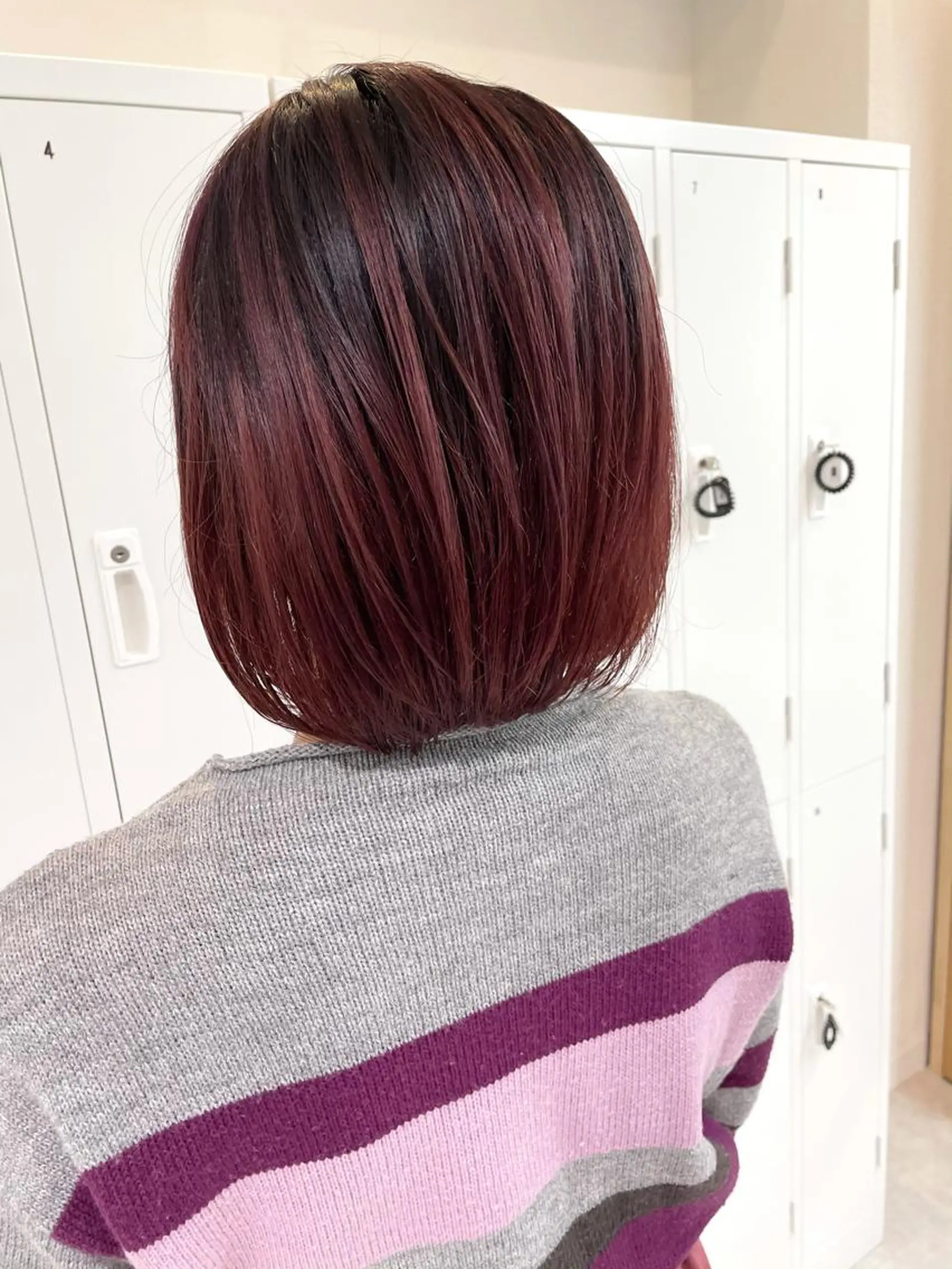 ミディアム ボブ レイヤーカット 田中大星 /ボブ 縮毛矯正のヘアスタイル