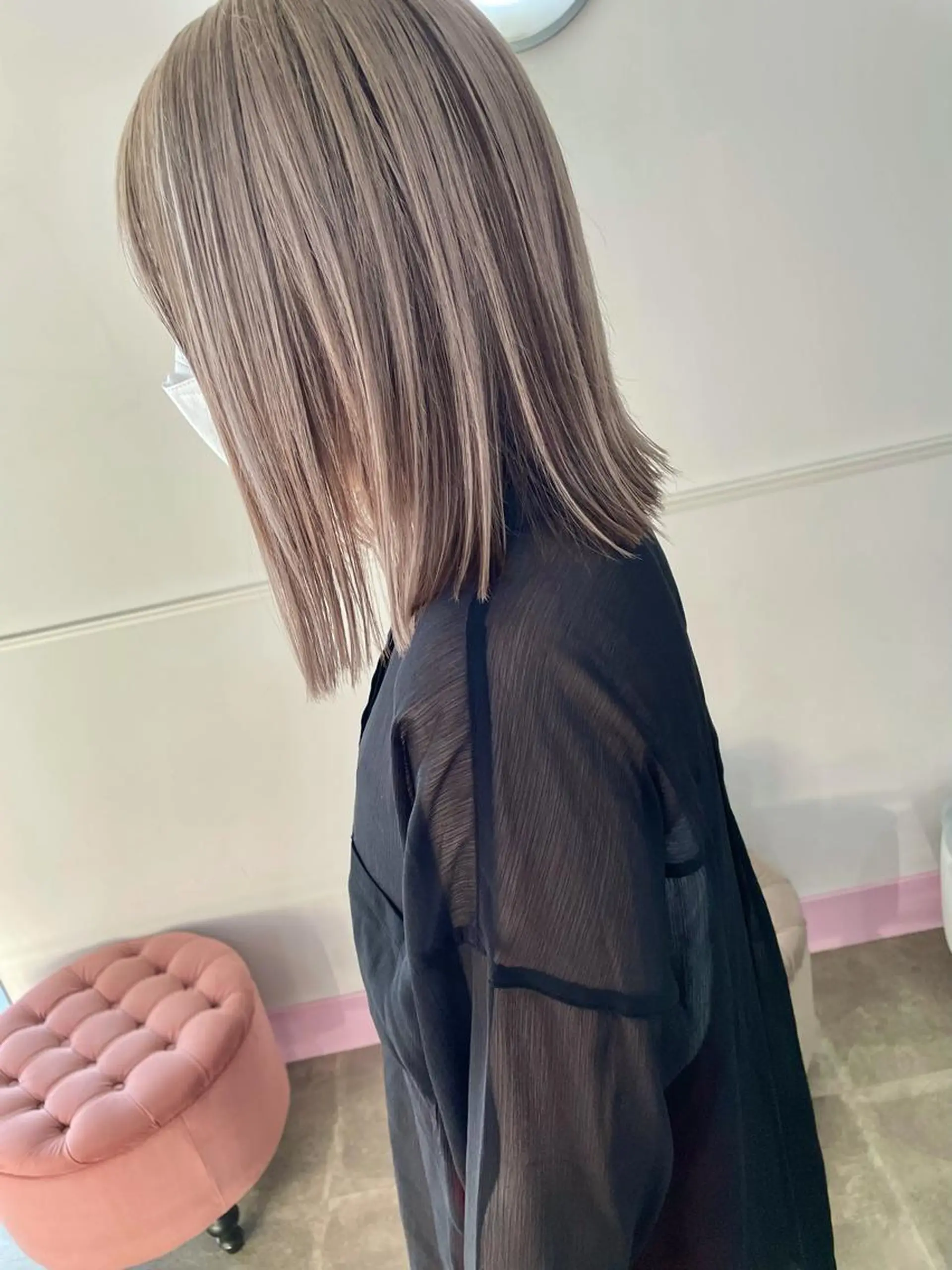 セミロング ヘアカラー トリートメント Lit所属・Lit.豊橋 夏目のヘアスタイル