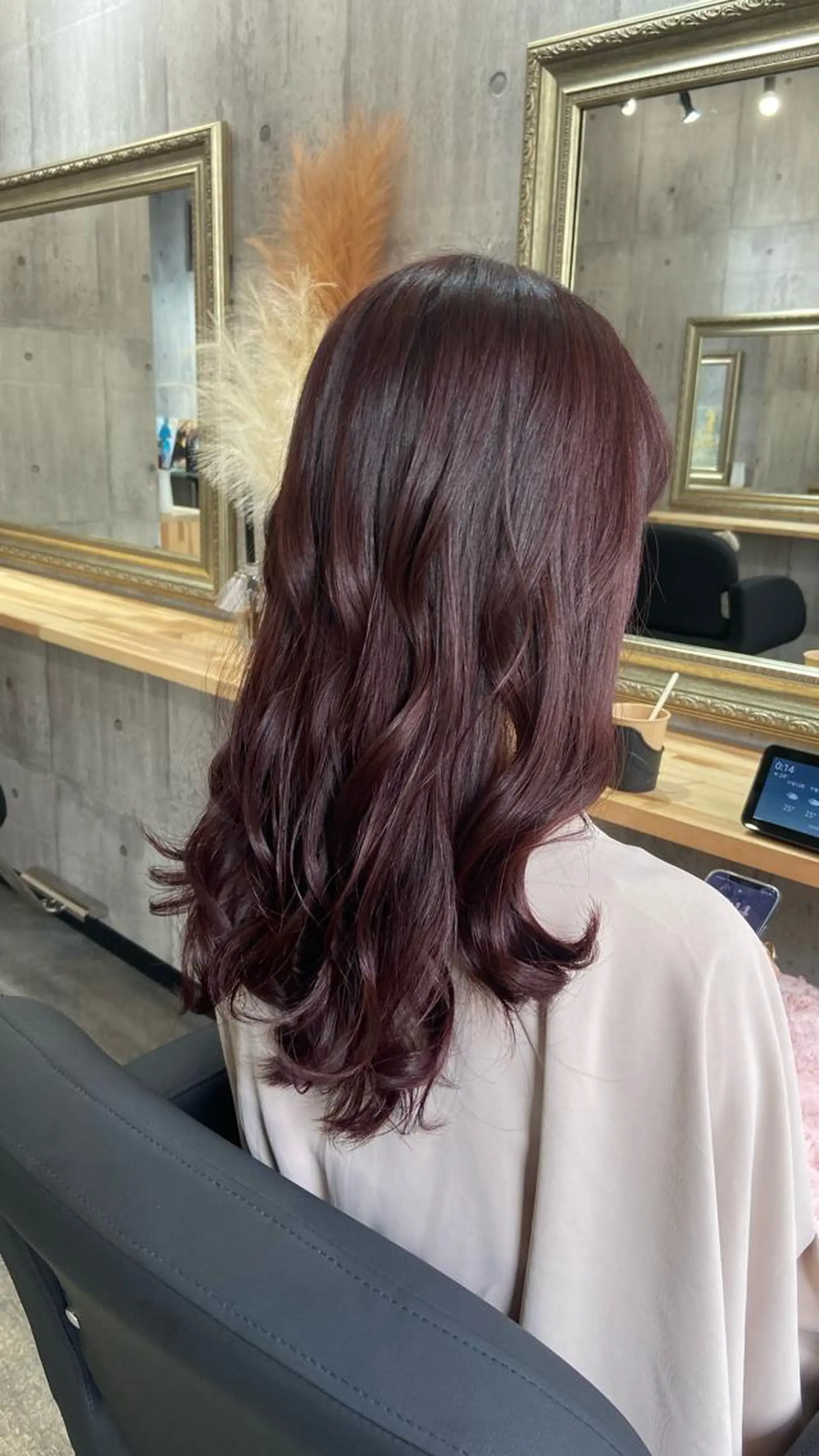 ロング カラー カット ヘアカラー トリートメント Sunny side 大名 RIOのヘアスタイル