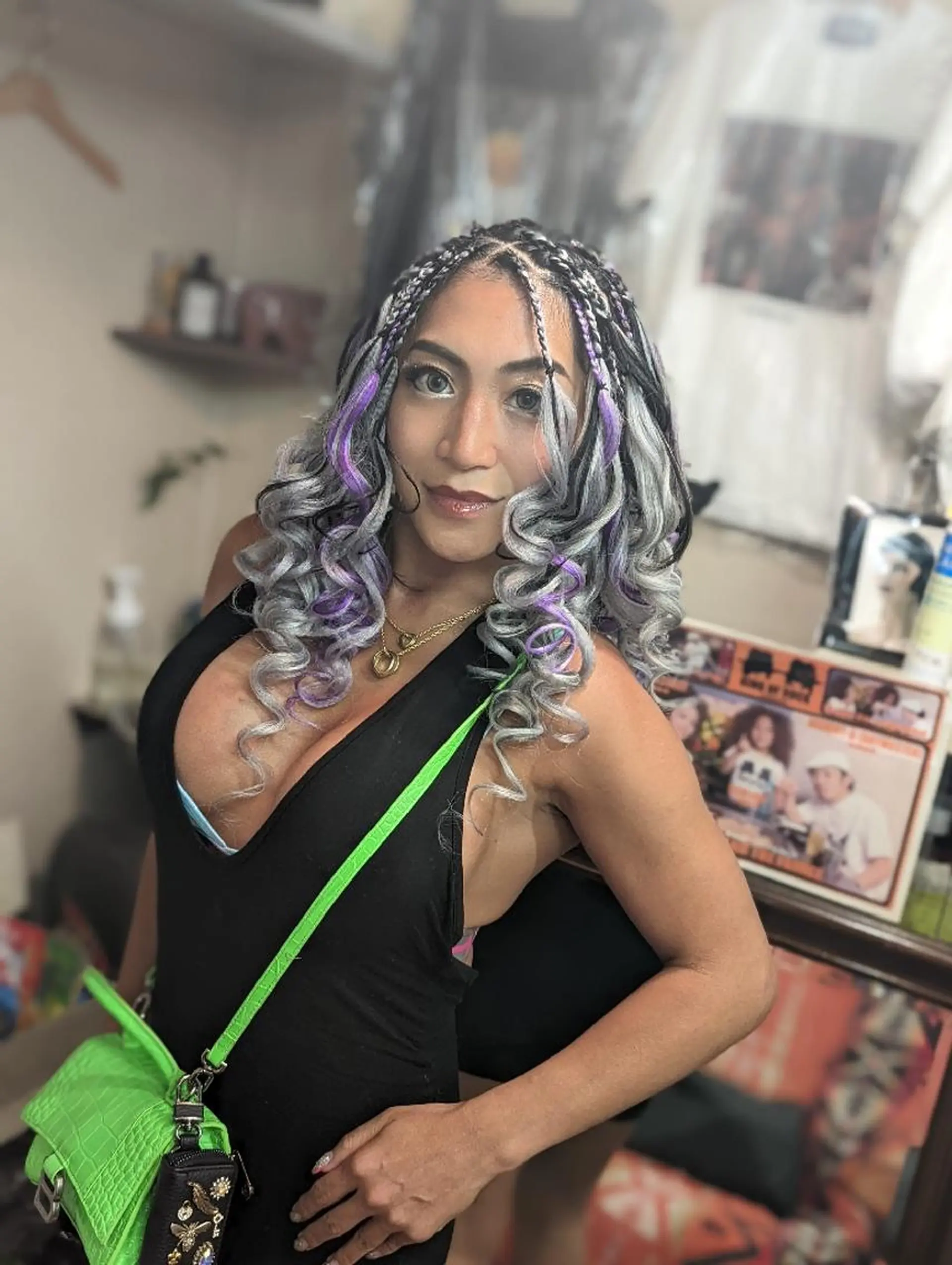 ヘアアレンジ パーマ エクステ scamp ★のヘアスタイル