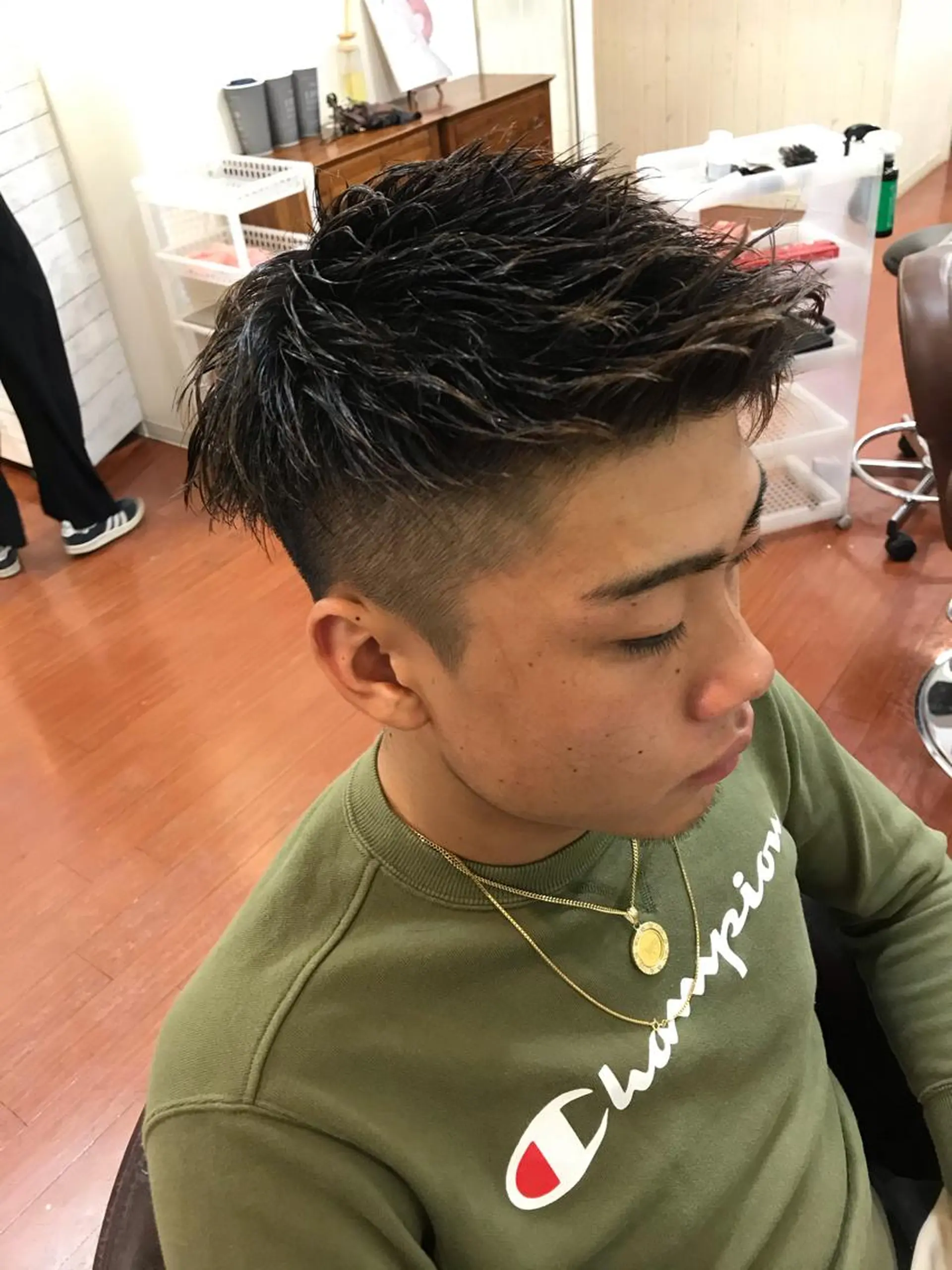 パーマ メンズ ヨシダ トオルのヘアスタイル