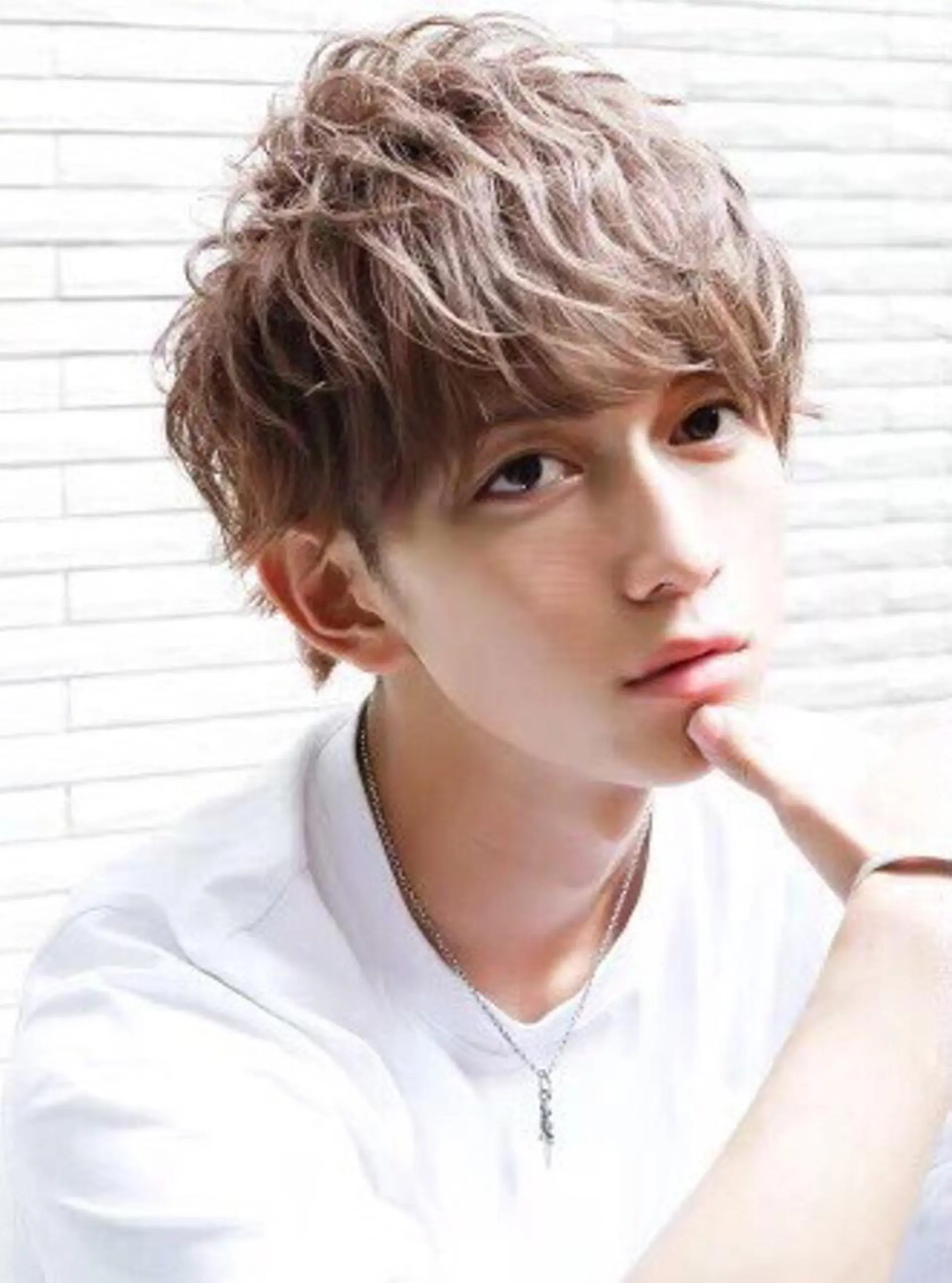 カラー パーマ メンズ カット ai 浅草橋のヘアスタイル