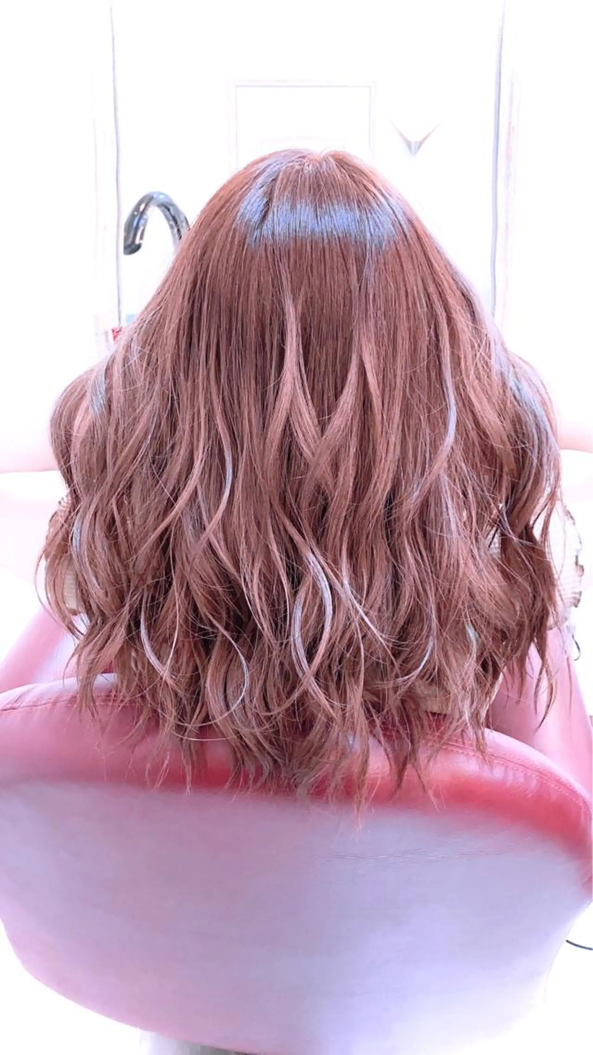 セミロング カラー ピンクカラー YURI ✨のヘアスタイル