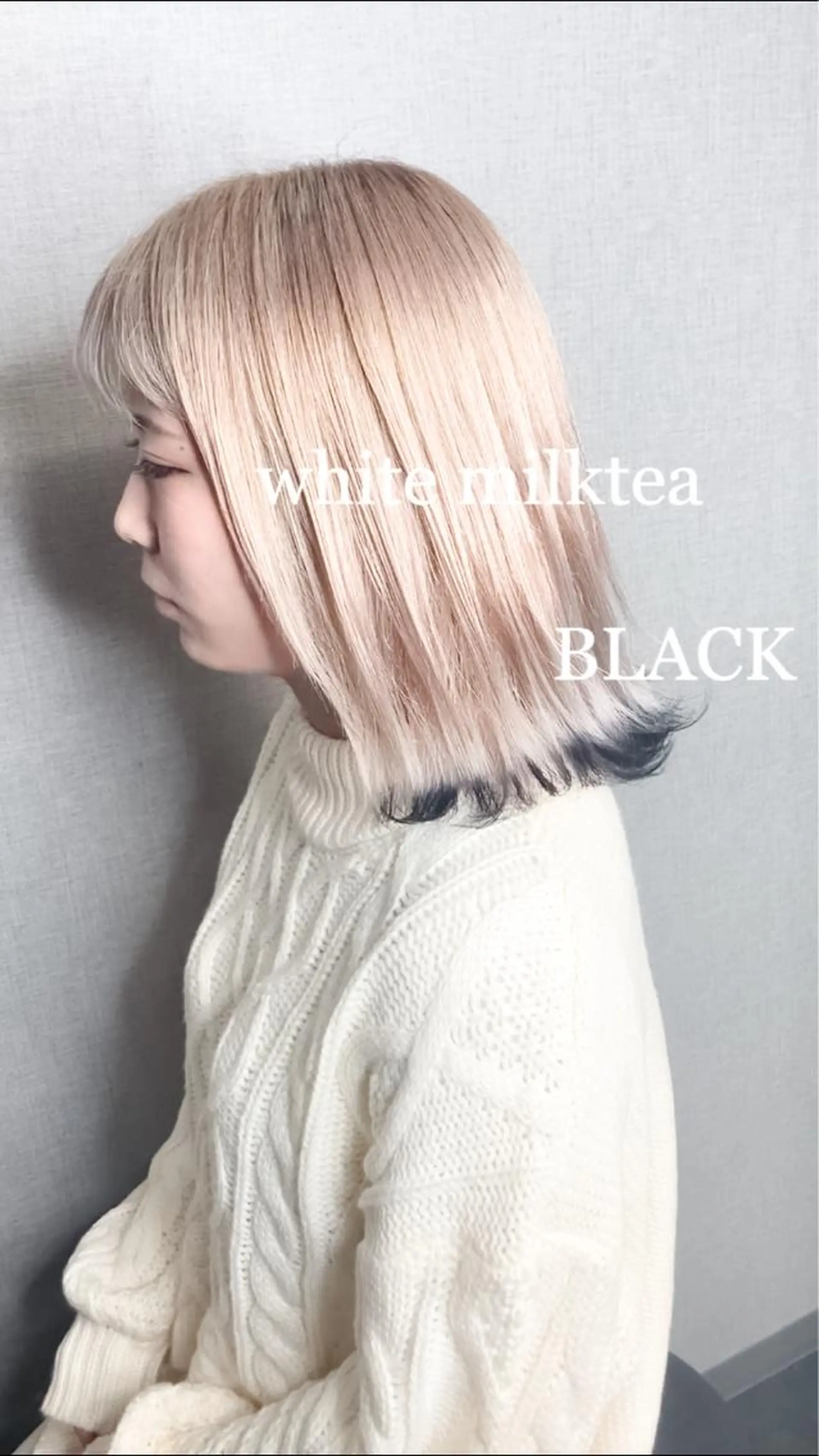 ミディアム カラー Selenehair 三条本店のヘアスタイル