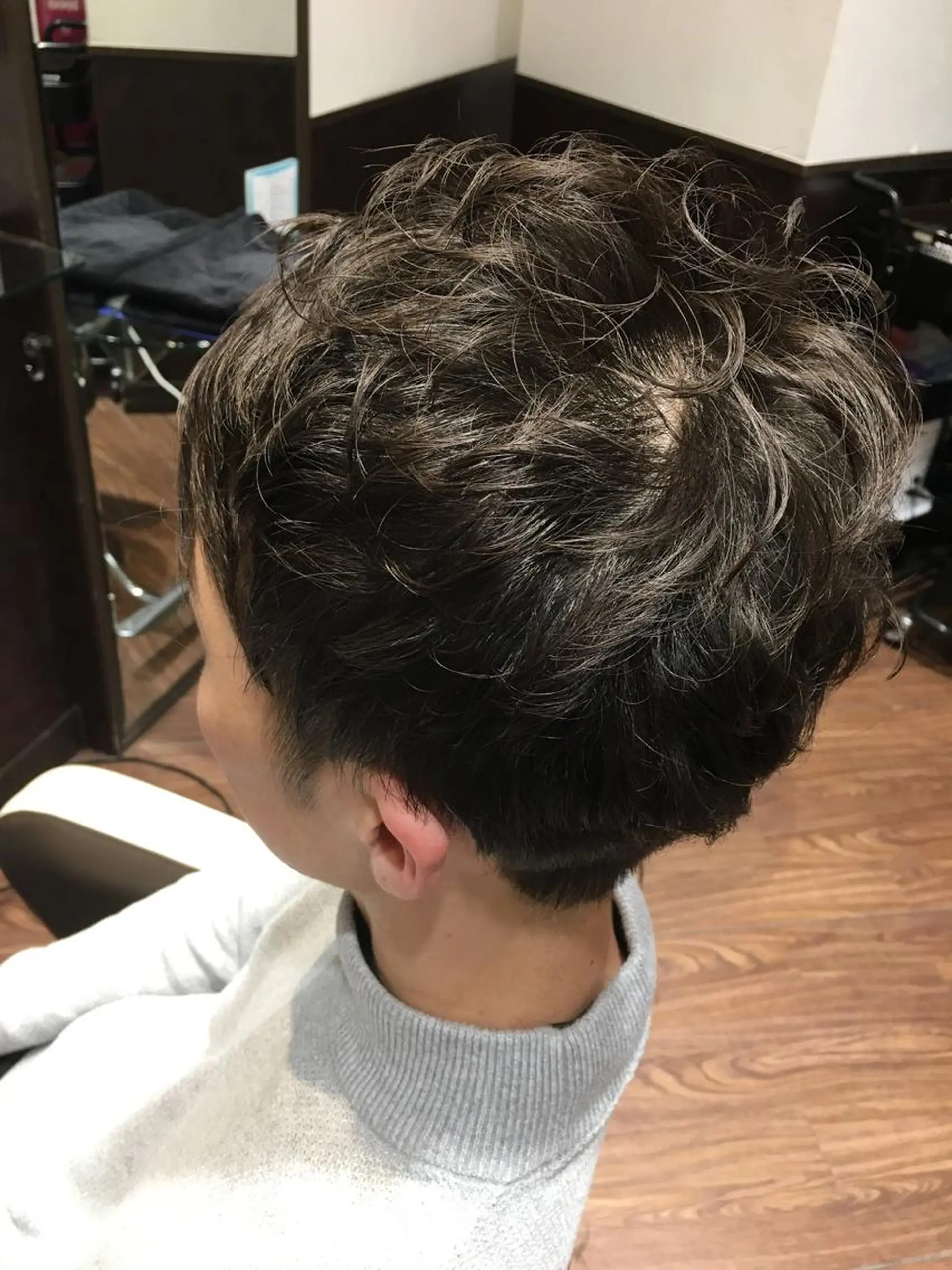 ショート パーマ メンズ メンズパーマ Ebise Kazunoriのヘアスタイル