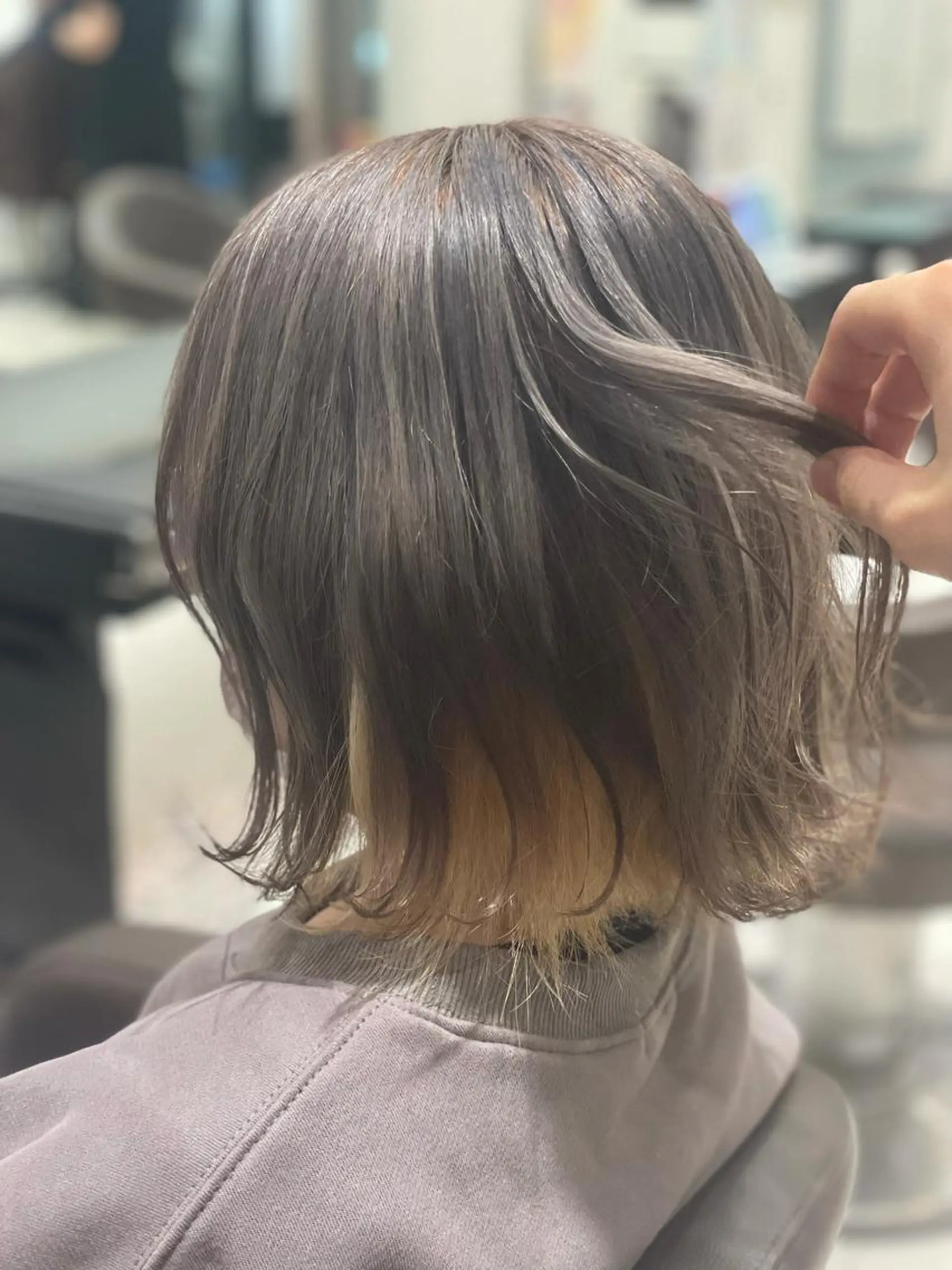 カラー カット ヘアカラー トリートメント EARTH 山﨑龍馬のヘアスタイル