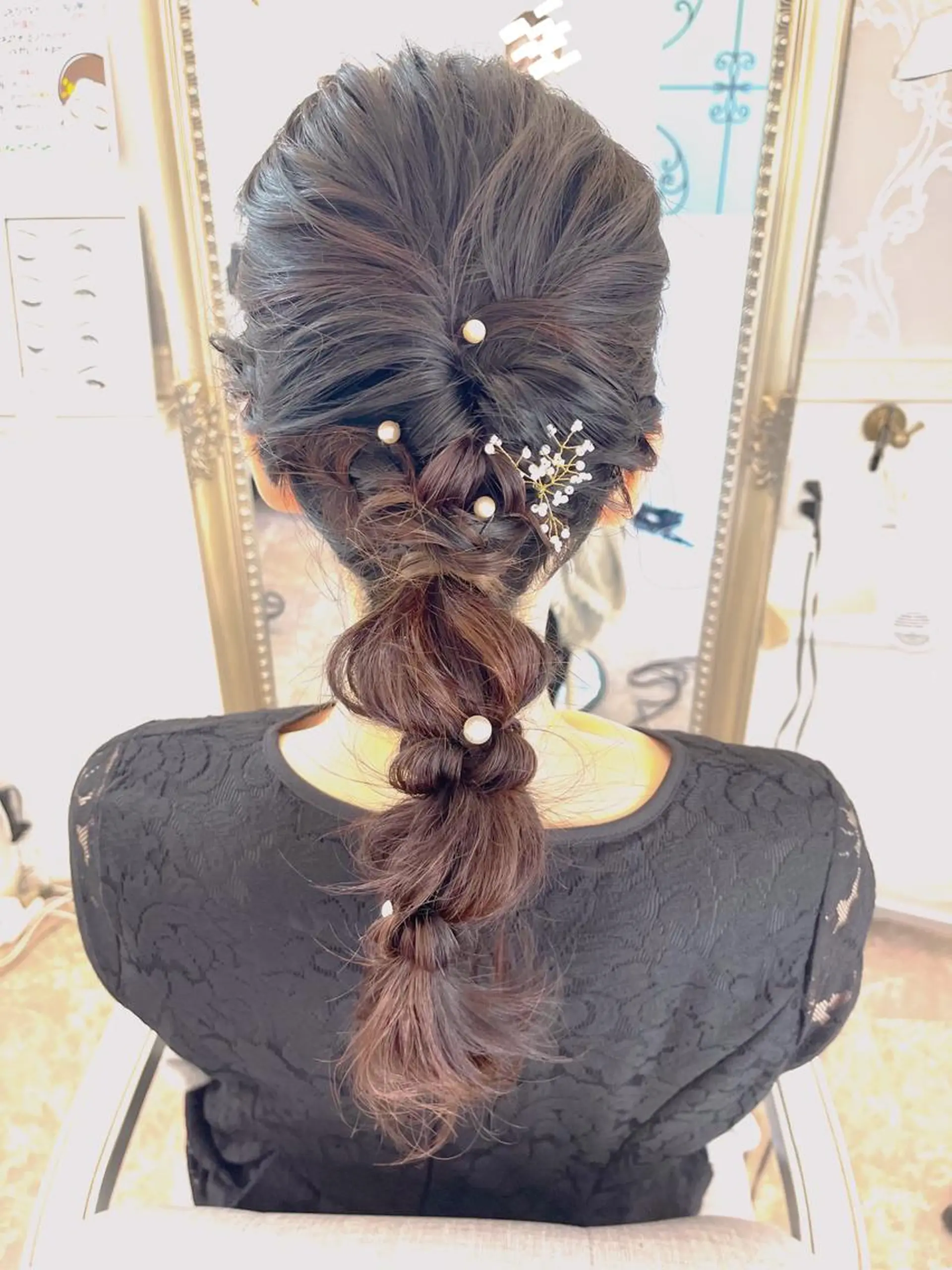 ヘアセット La.fleur ラ.フルールのヘアスタイル