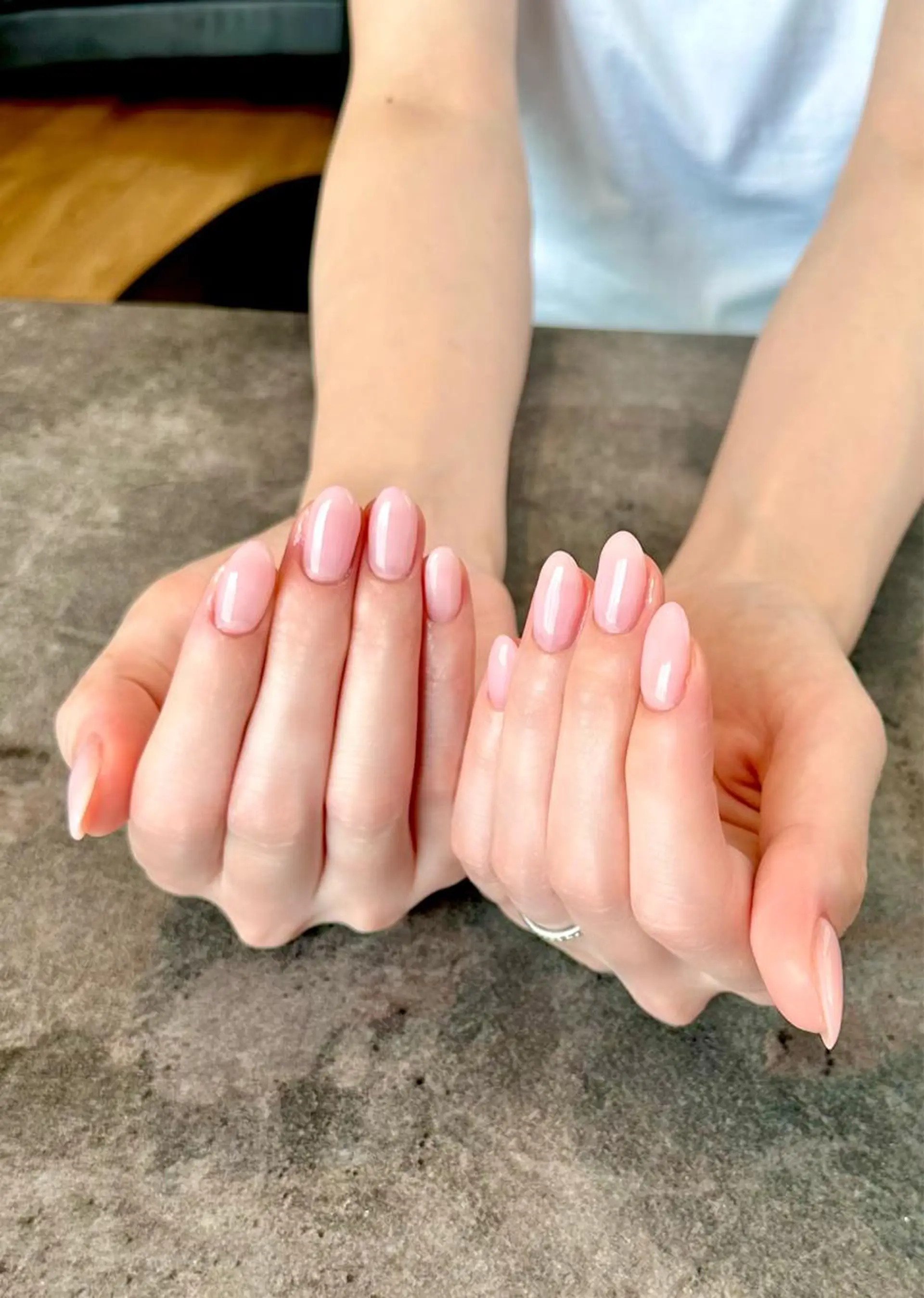 ネイル フラワーネイル フレンチネイル ジェルネイル ガラスフレンチ 大理石ネイル(マーブル) nail salon amanoのネイルデザイン