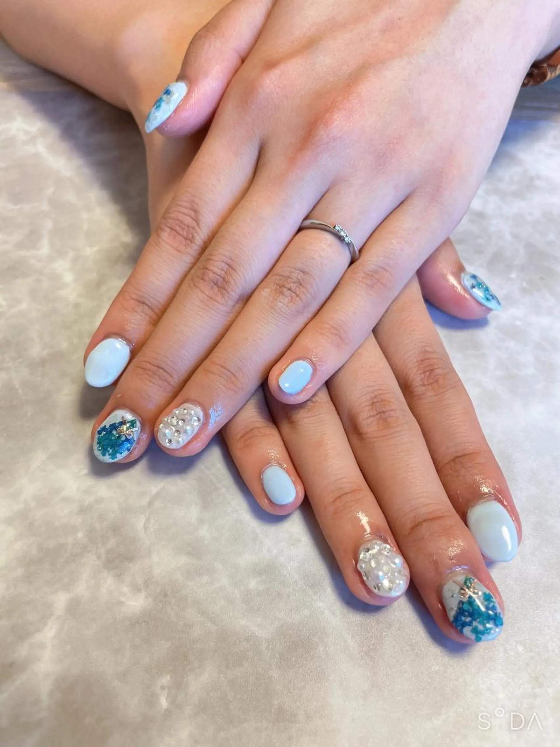 ネイル フラワーネイル ブライダルネイル Nail salon Betty❤︎のネイルデザイン