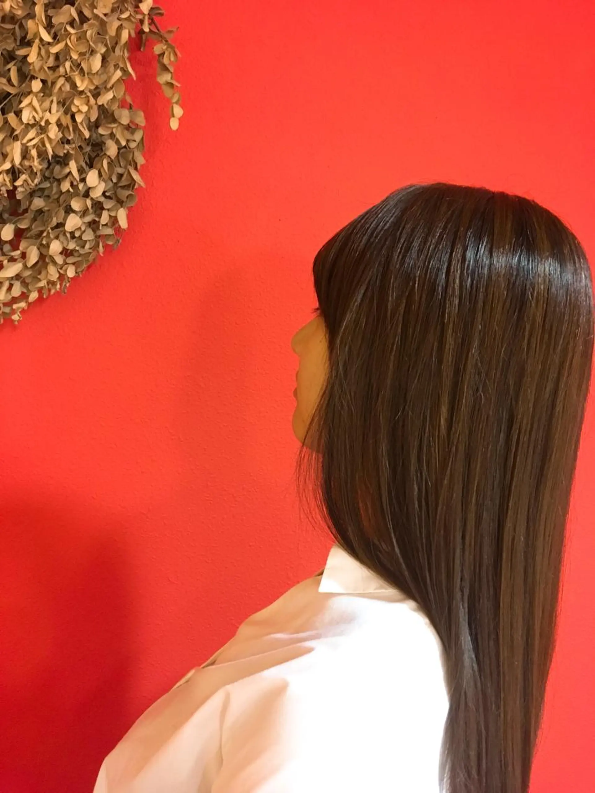 ロング カラー 房野 亜佑美のヘアスタイル