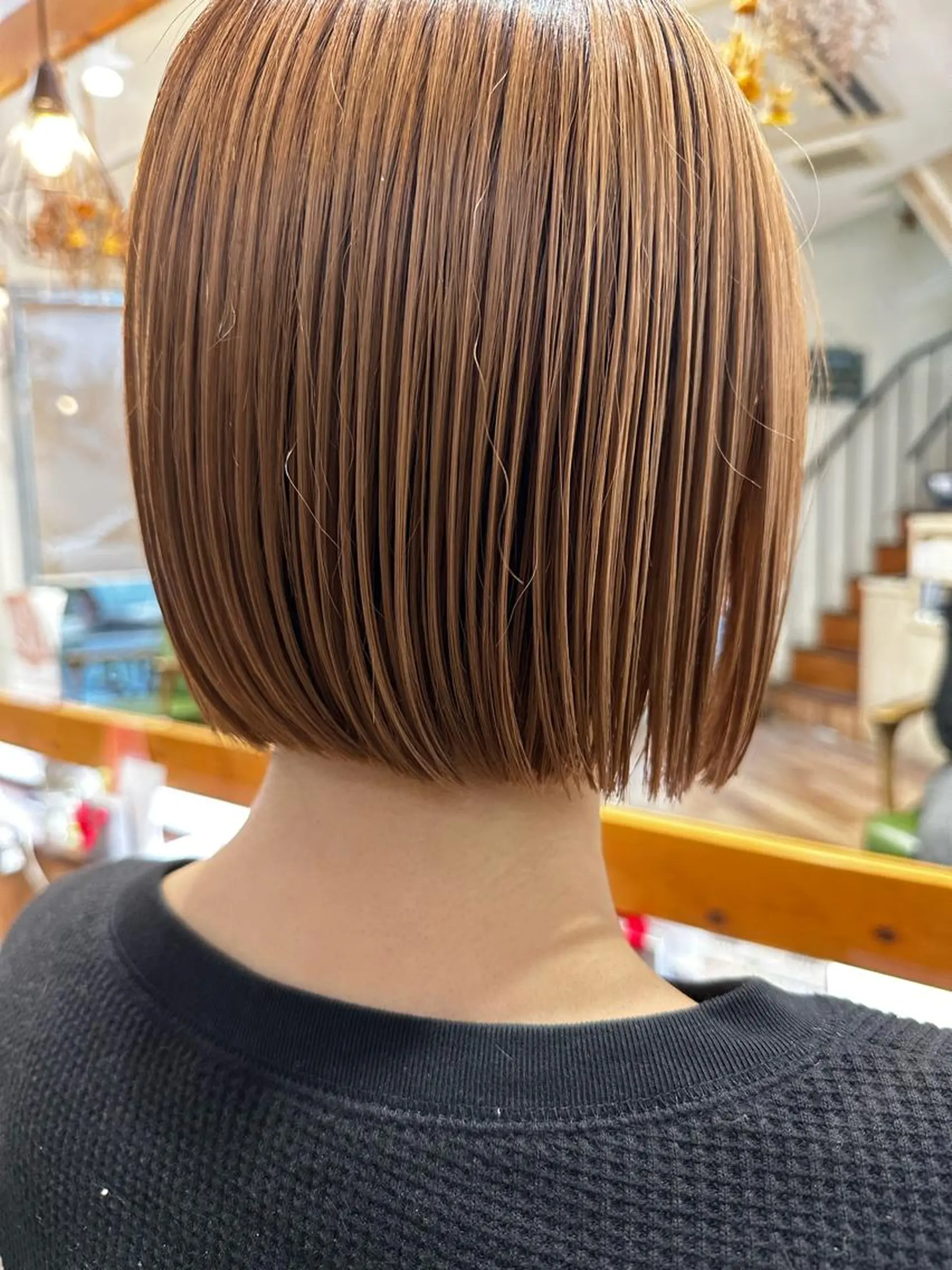 ショート カット トリートメント ボブ/インナーカラー ショート/佐野祥子のヘアスタイル