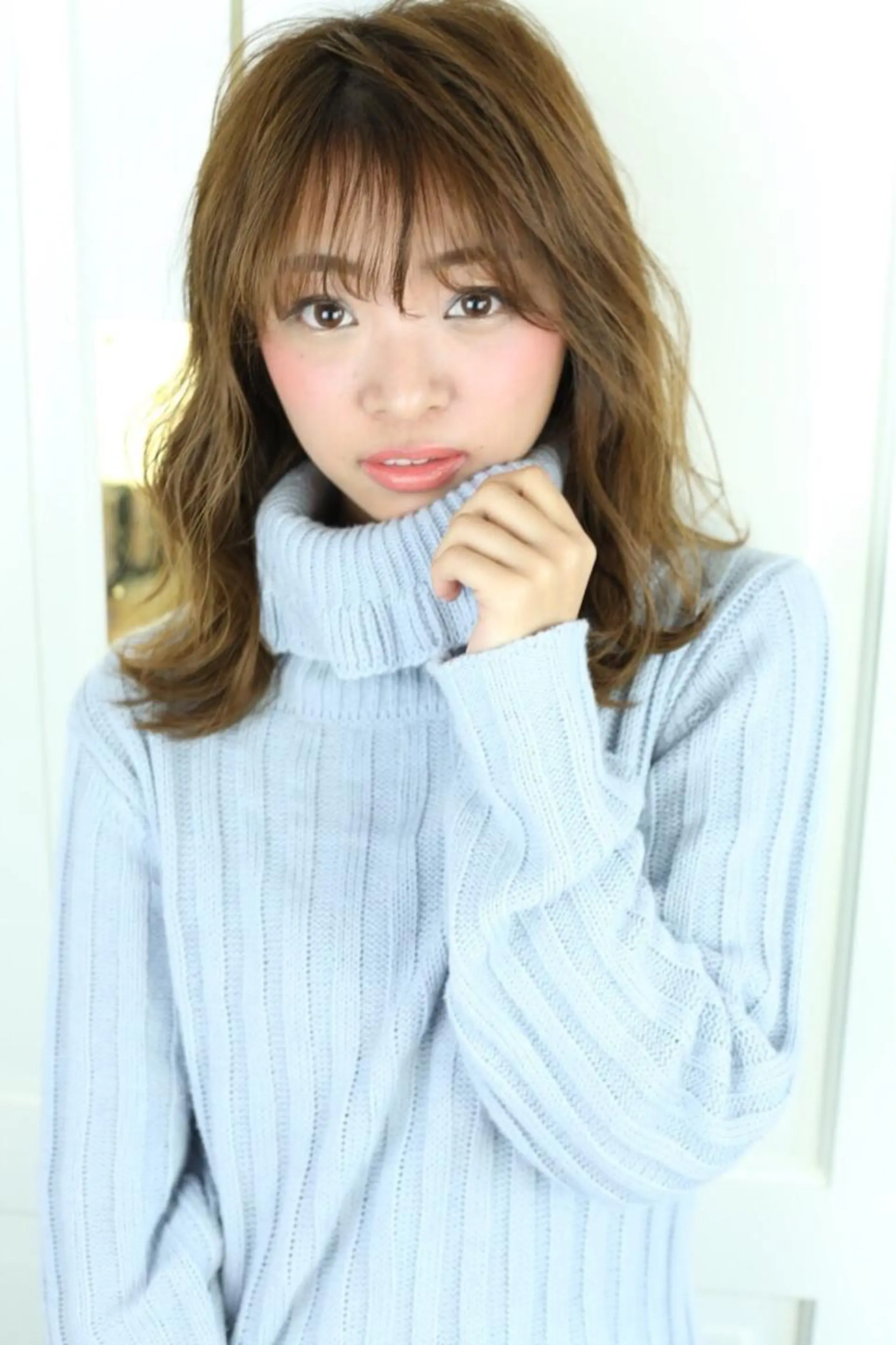 ミディアム 米倉 群のヘアスタイル