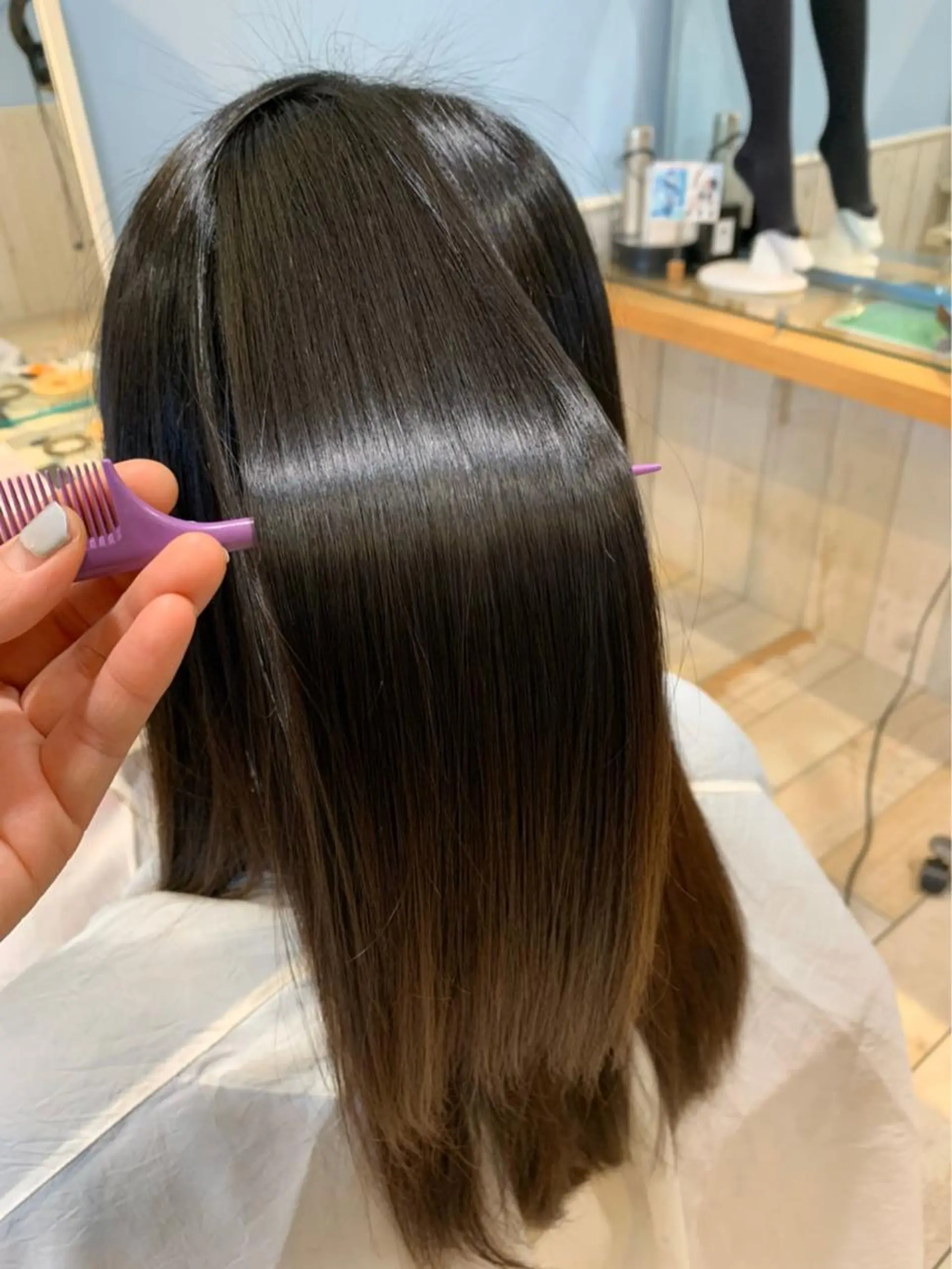 ロング 髪質改善 トリートメント うる艶カラー 🫶🏼💭mikaのヘアスタイル