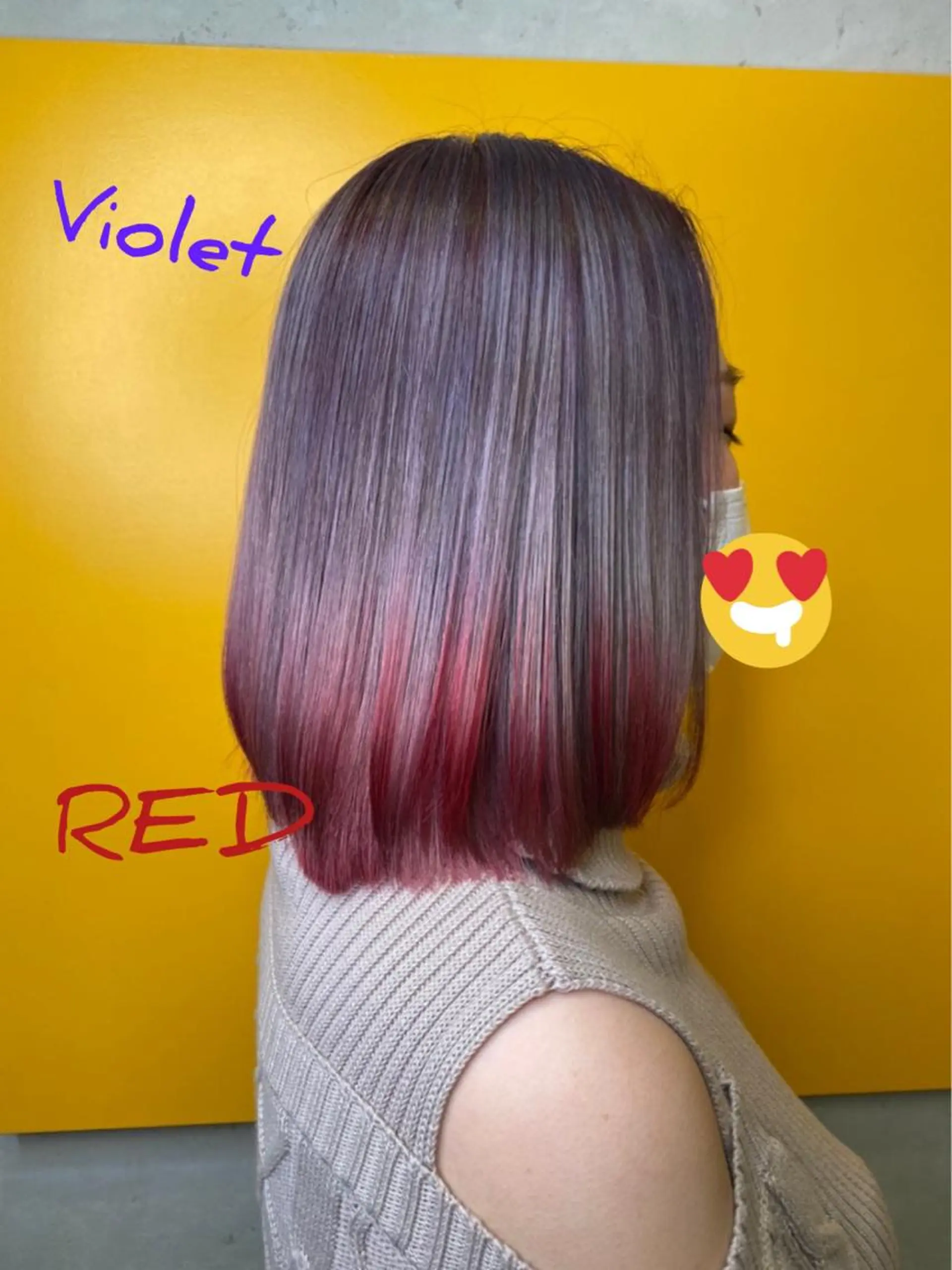 ミディアム ヘアカラー トリートメント 👾徐 涛👾のヘアスタイル