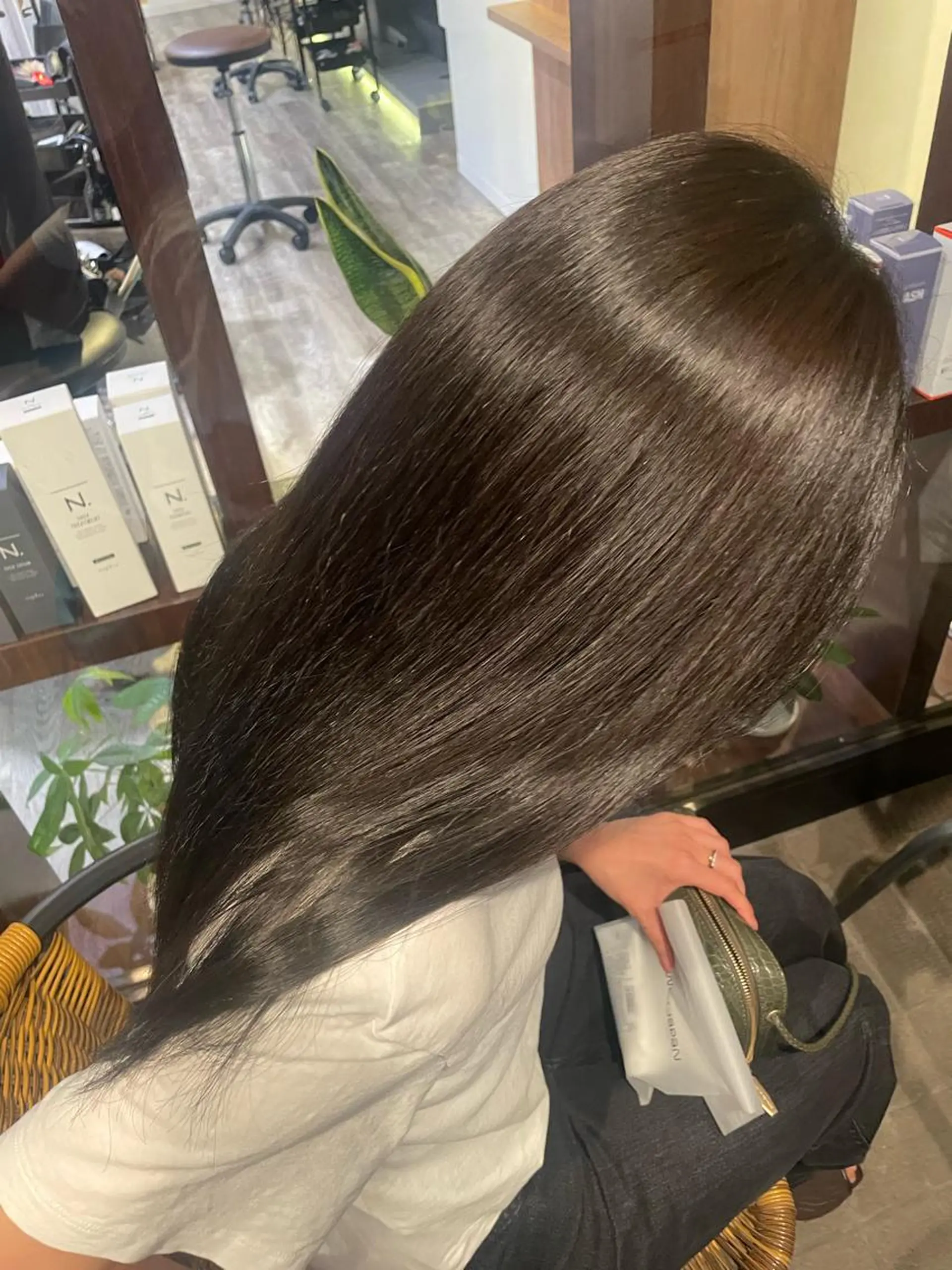 ロング カラー トリートメント カット ヘアカラー しのはら まどかのヘアスタイル