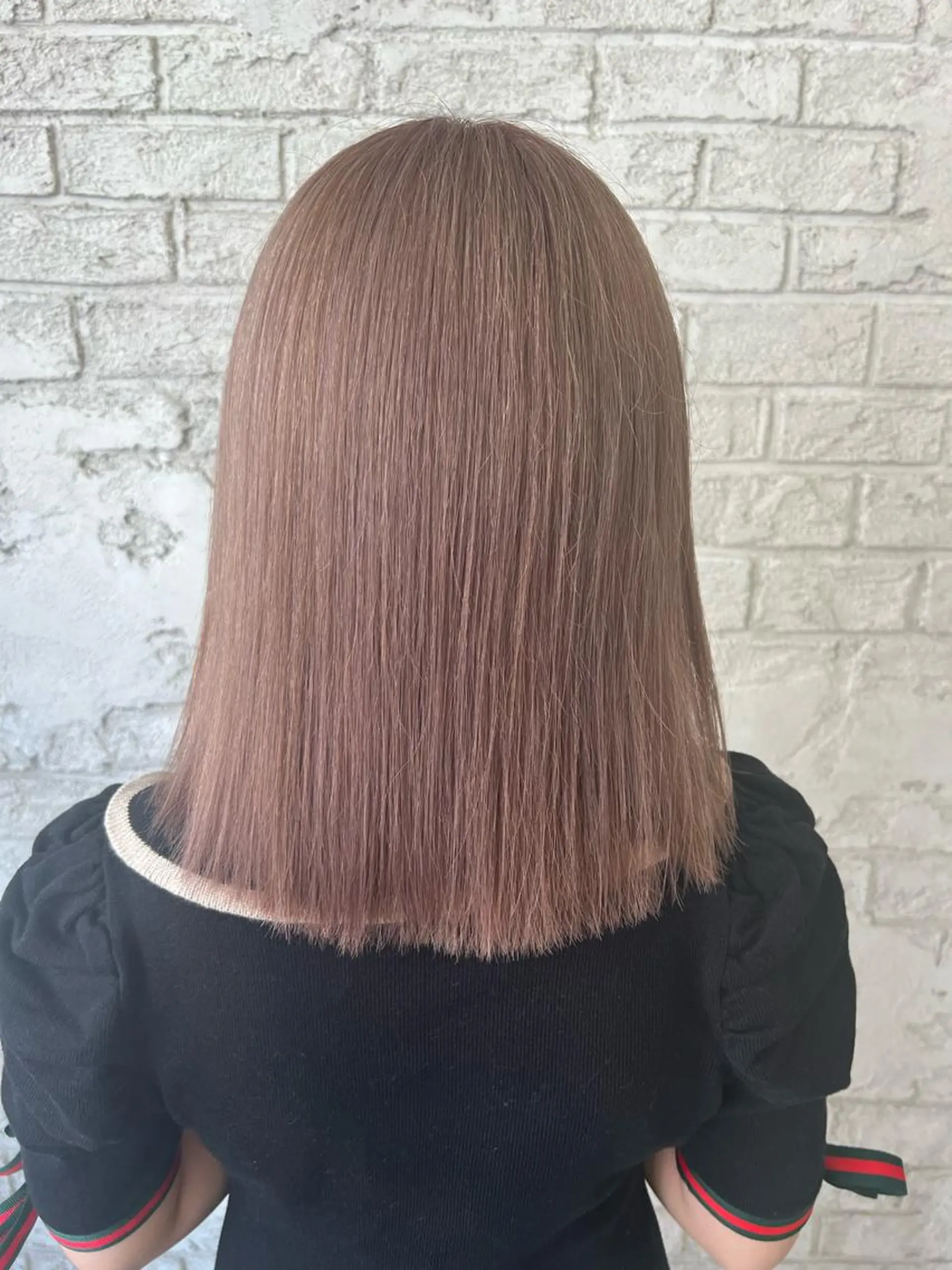 ミディアム カラー ヘアカラー トリートメント エクステ＆艶カラー 🎀YURINA🎀のヘアスタイル