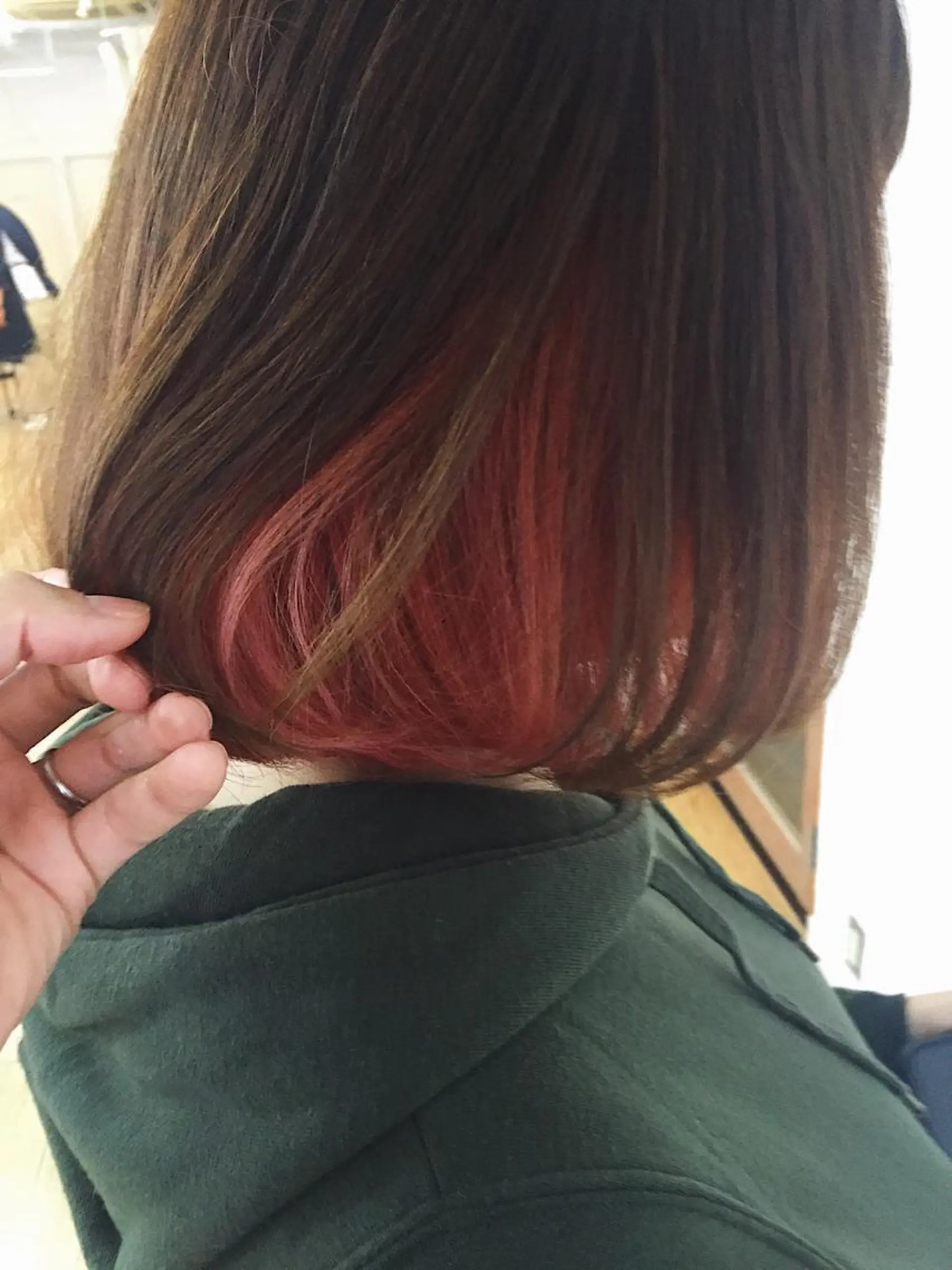 ショート カラー インナーカラー ハットリ /北習志野のヘアスタイル