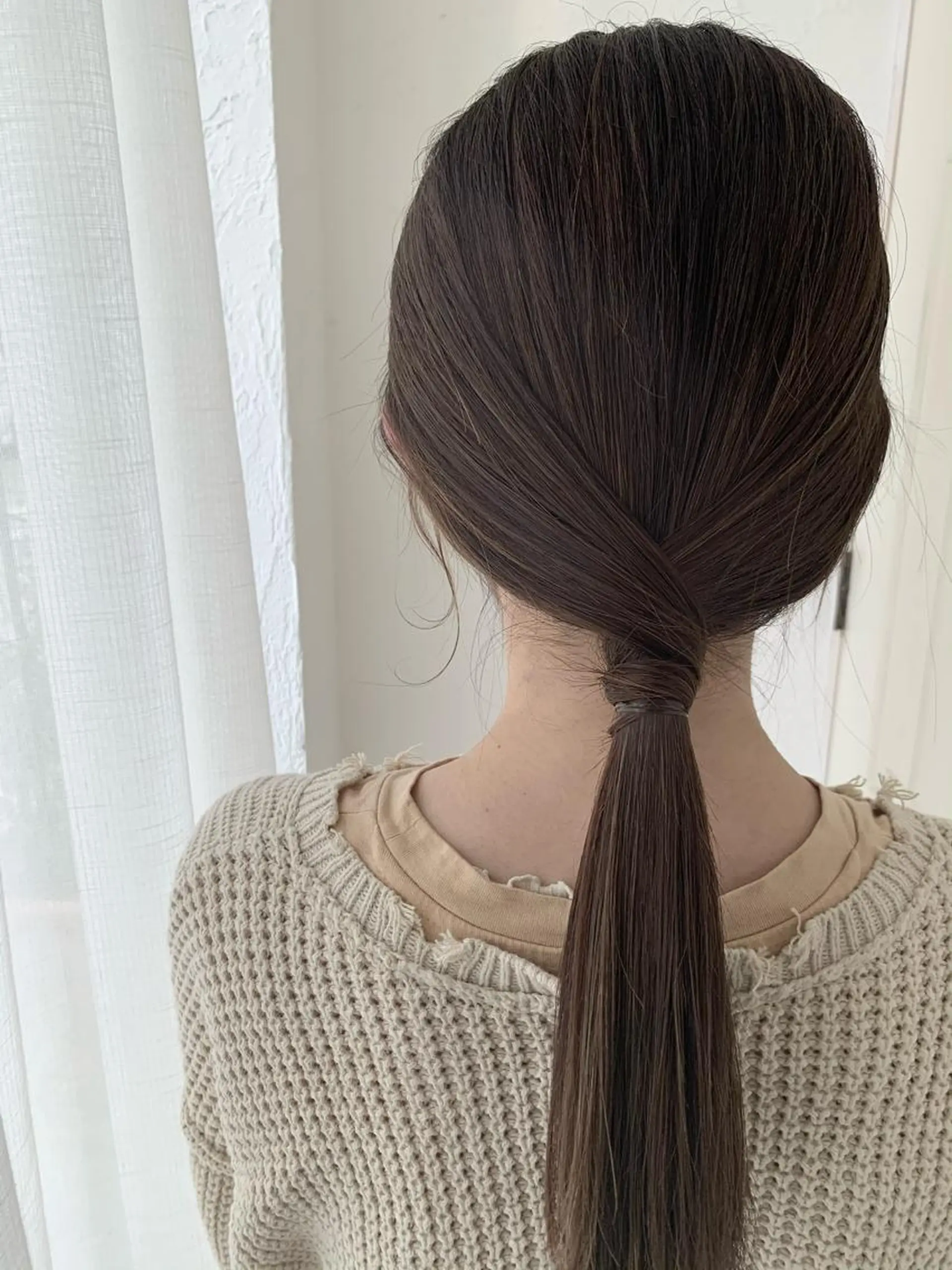 ロング カラー カット ヘアカラー fio マナミのヘアスタイル