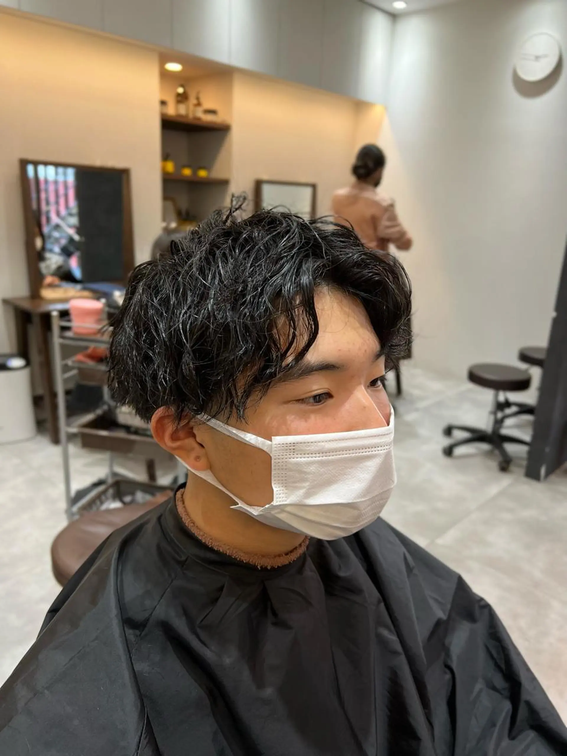 ショート メンズ メンズパーマ silo中野所属・あくつ べんのヘアスタイル