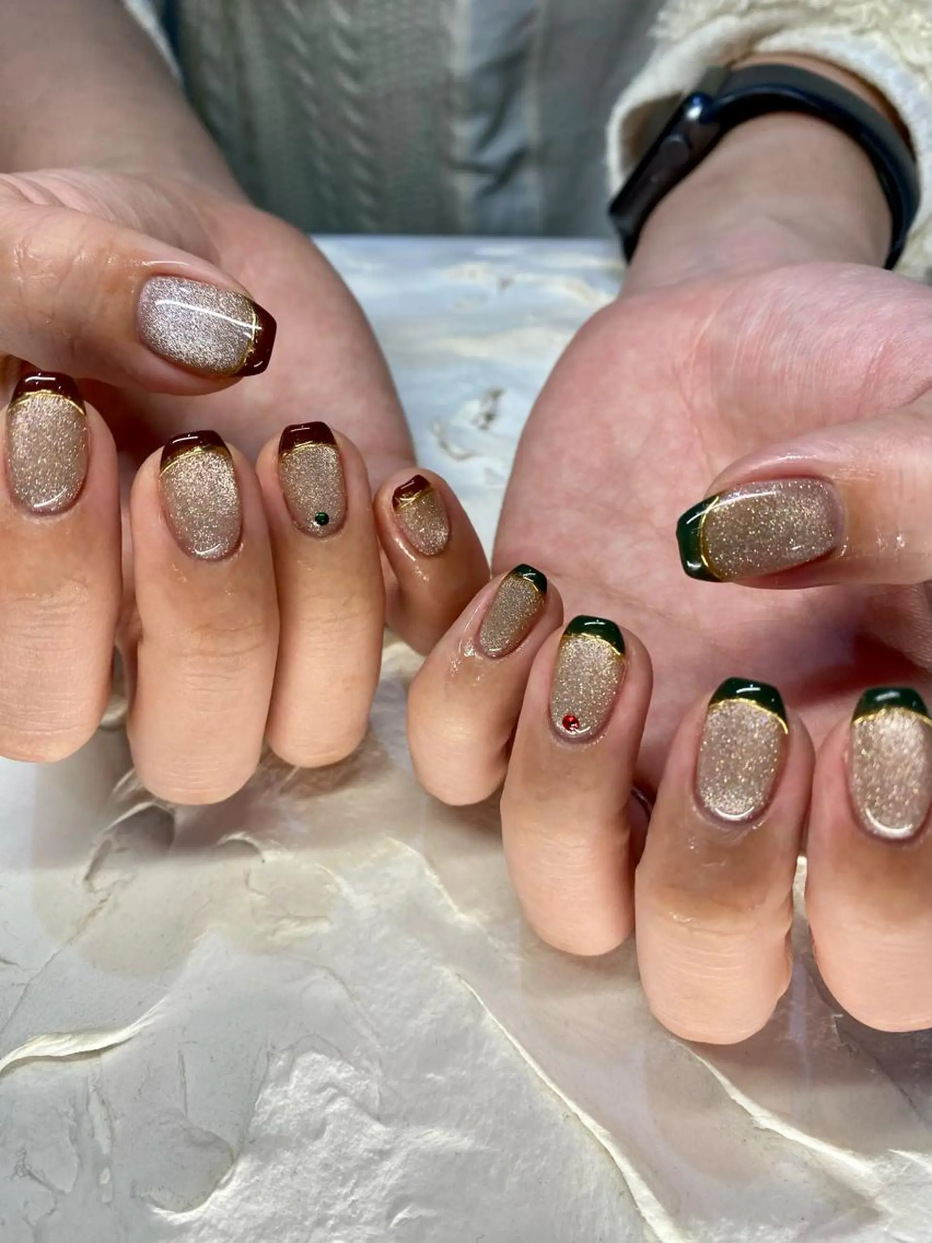 ネイル 冬ネイル クリスマス nail salon eve...のネイルデザイン