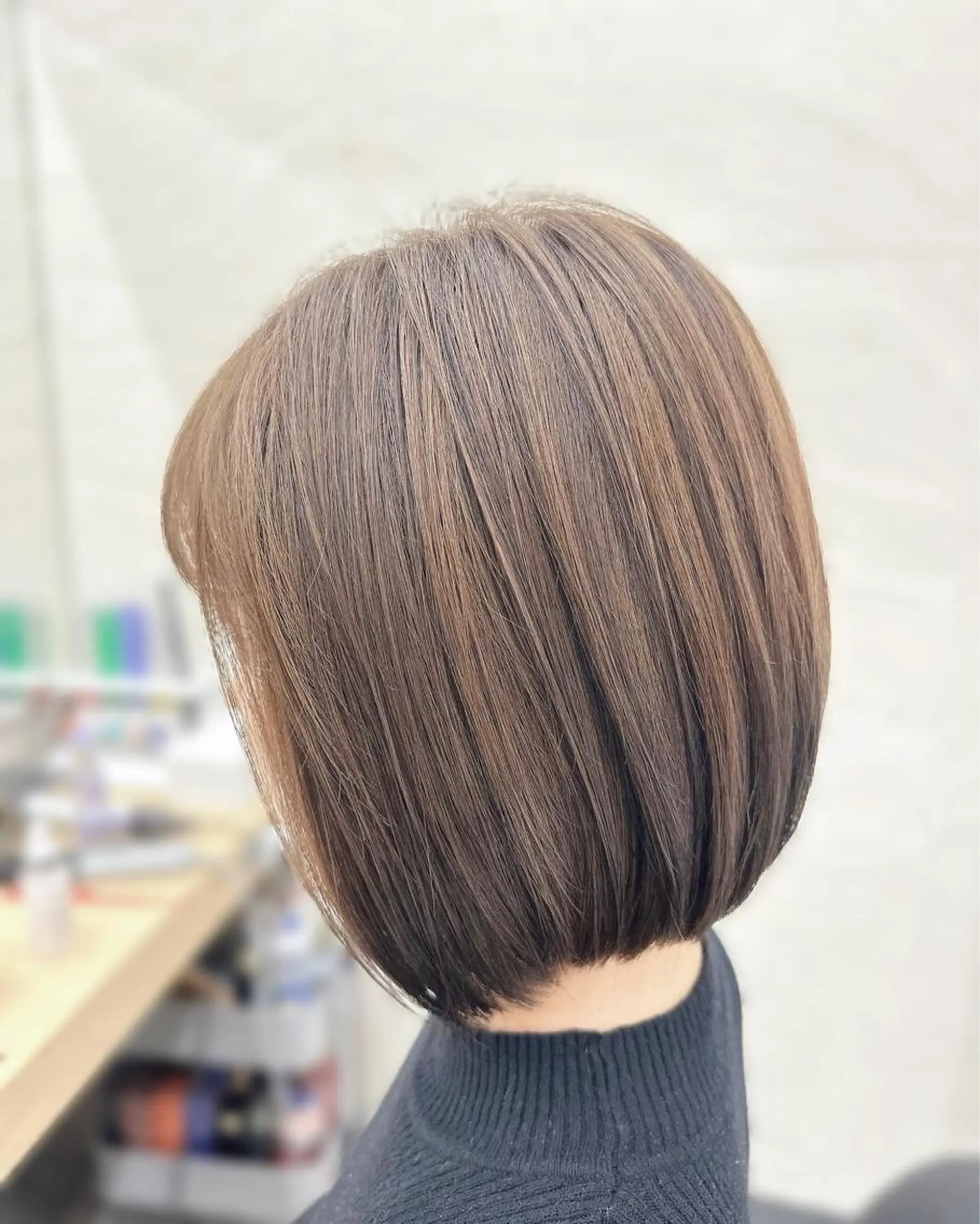 ミディアム カラー マツエク・マツパ カット トリートメント モテ髪💛美髪矯正 ✨艶髪特化🫧山根のヘアスタイル