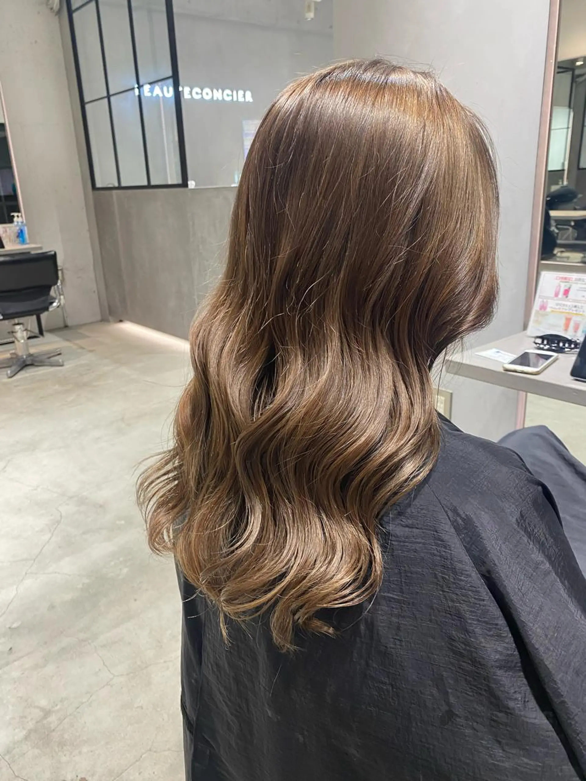 セミロング 髪質改善/縮毛矯正 レイヤー/松川匠のヘアスタイル