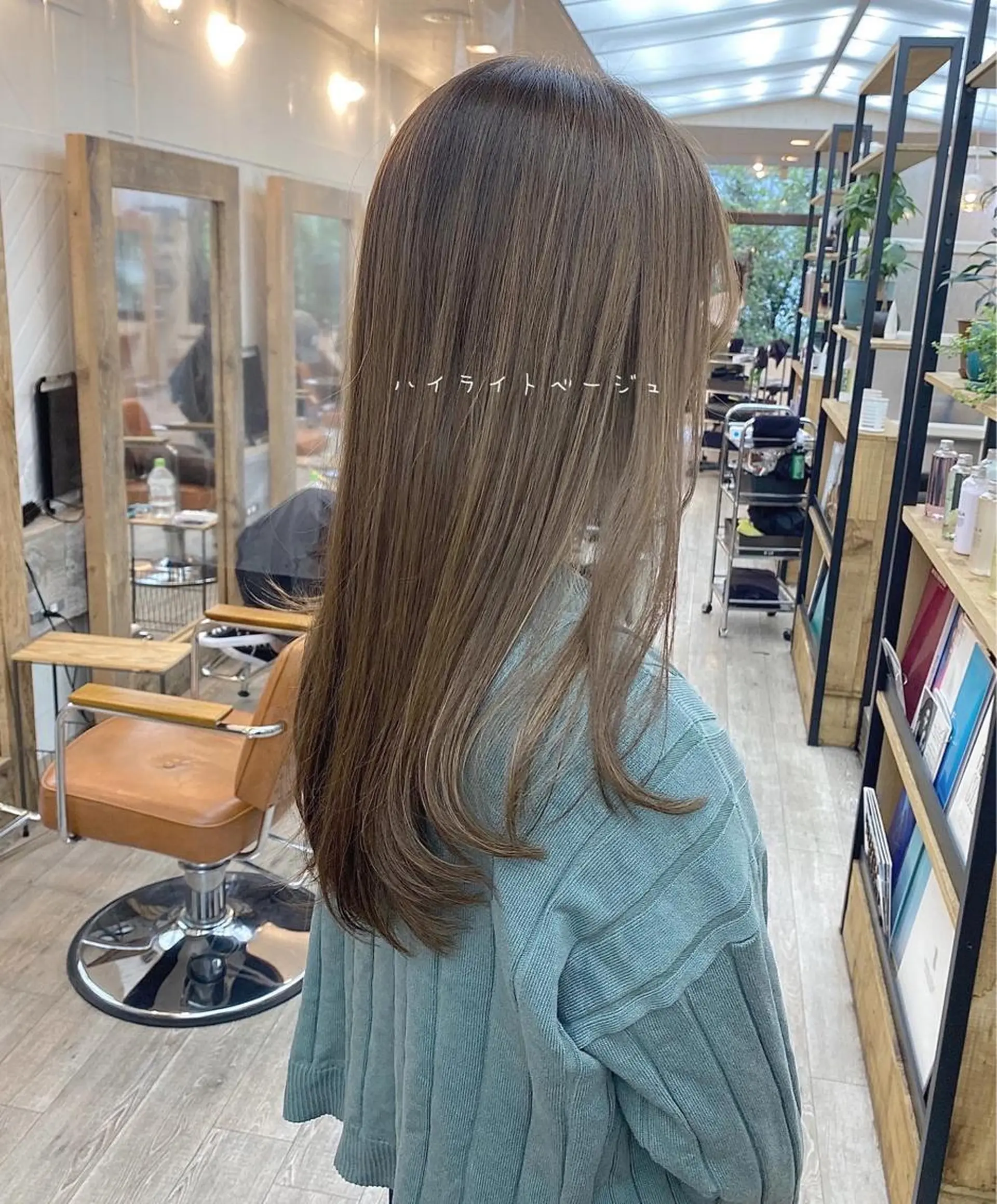 セミロング ハイライト カット ヘアカラー トリートメント B3 SHARE SALON【ビースリーシェアサロン】所属・☀️透明感color KURO☀️のヘアスタイル