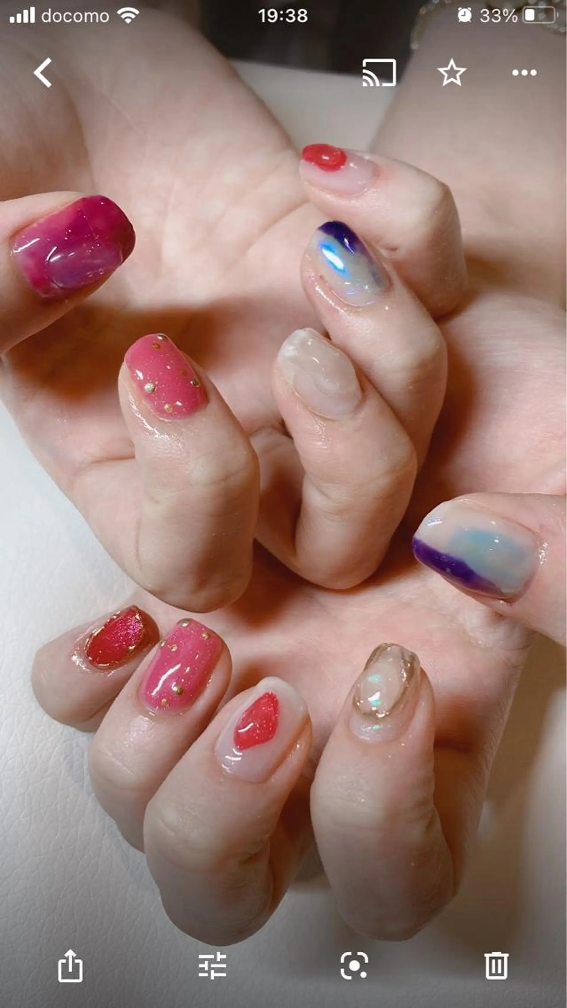 ネイル アートネイル ニュアンスネイル ハンドネイル chama所属・大和田 美貴のネイルデザイン