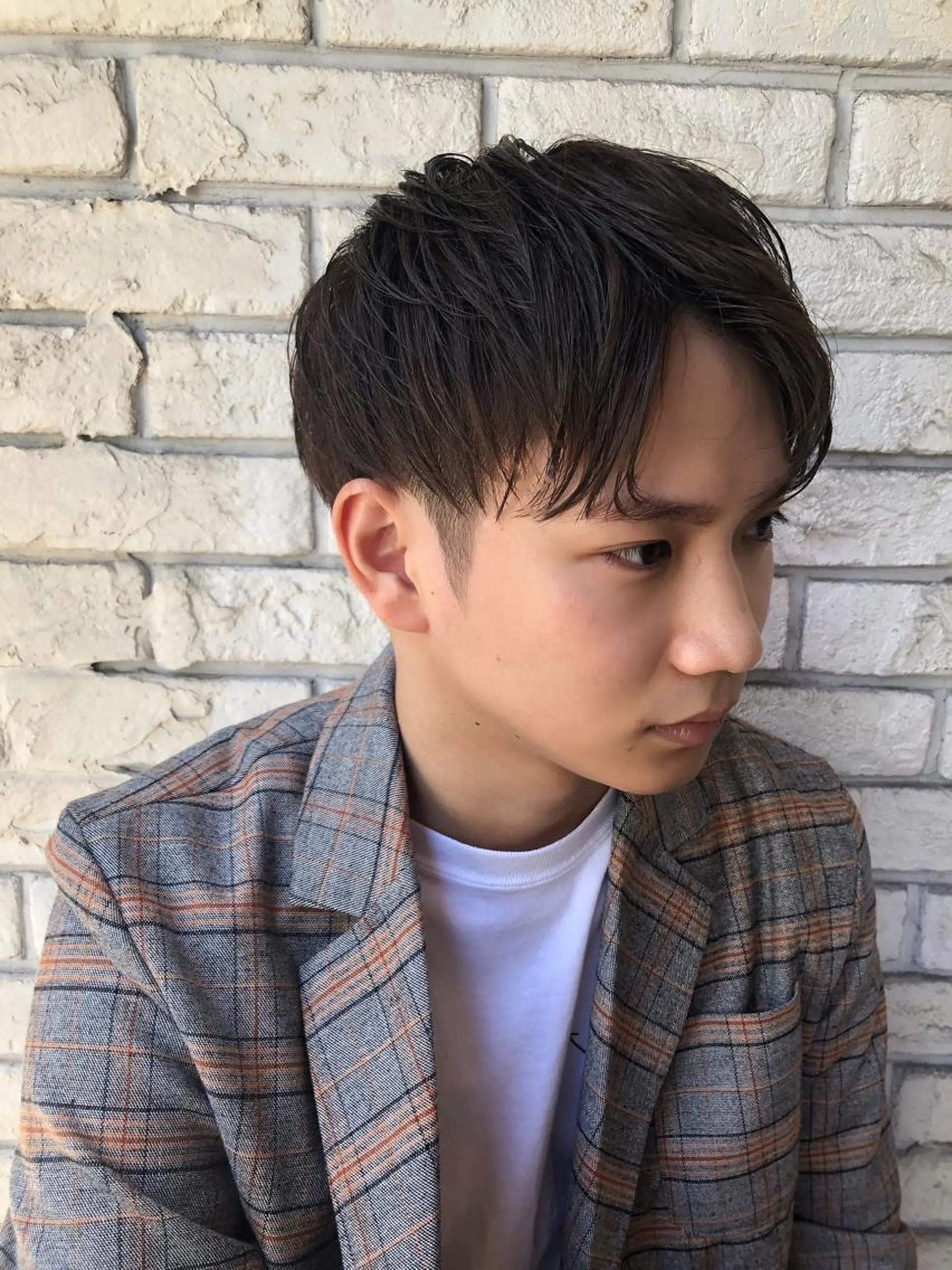 メンズ コンマヘア メンズ韓国風 工藤 綾華のヘアスタイル