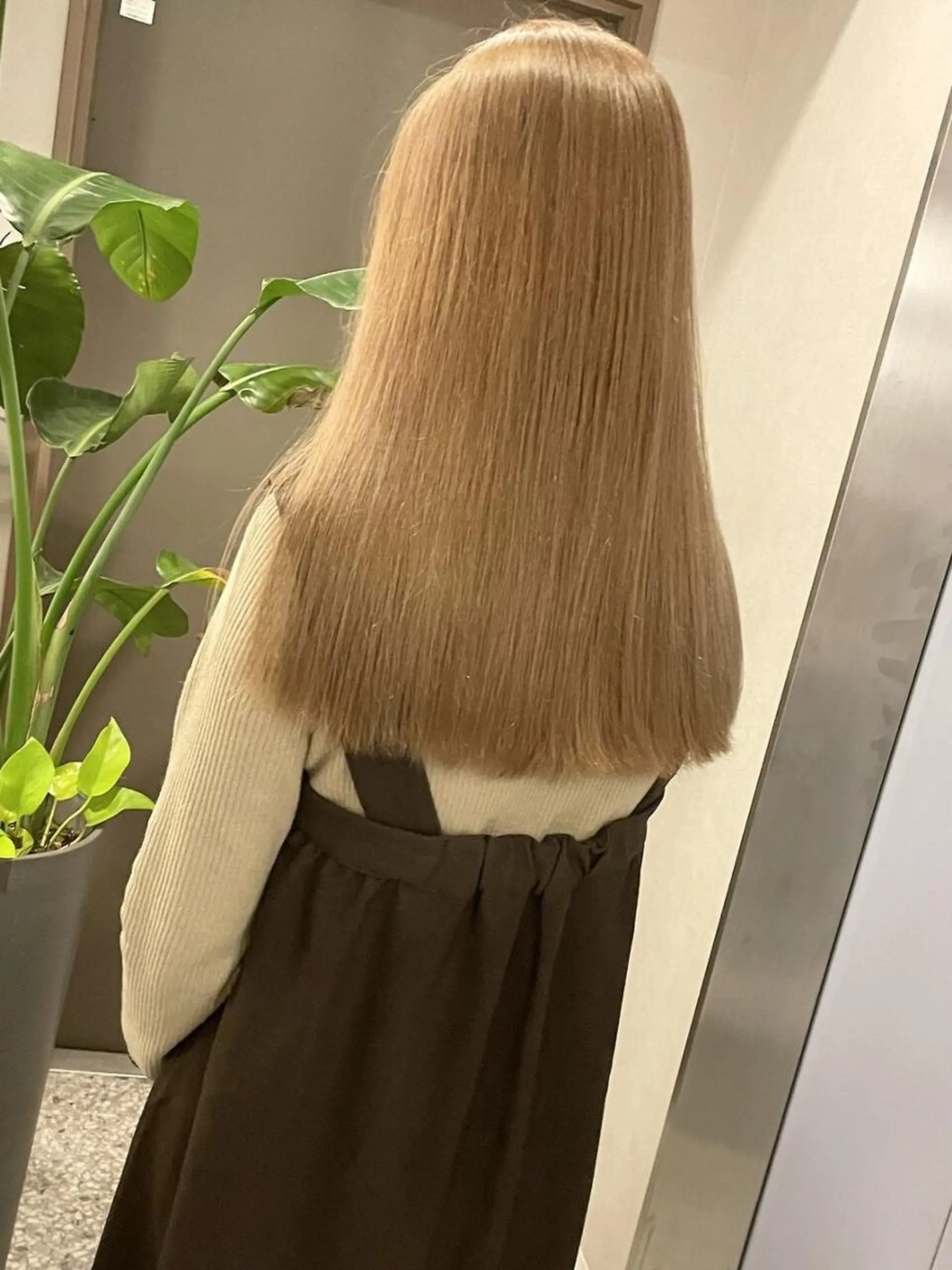 ロング 髪質改善 韓国風ヘア レイヤーカット 小顔カット 縮毛矯正 TIGRE tenjinのヘアスタイル