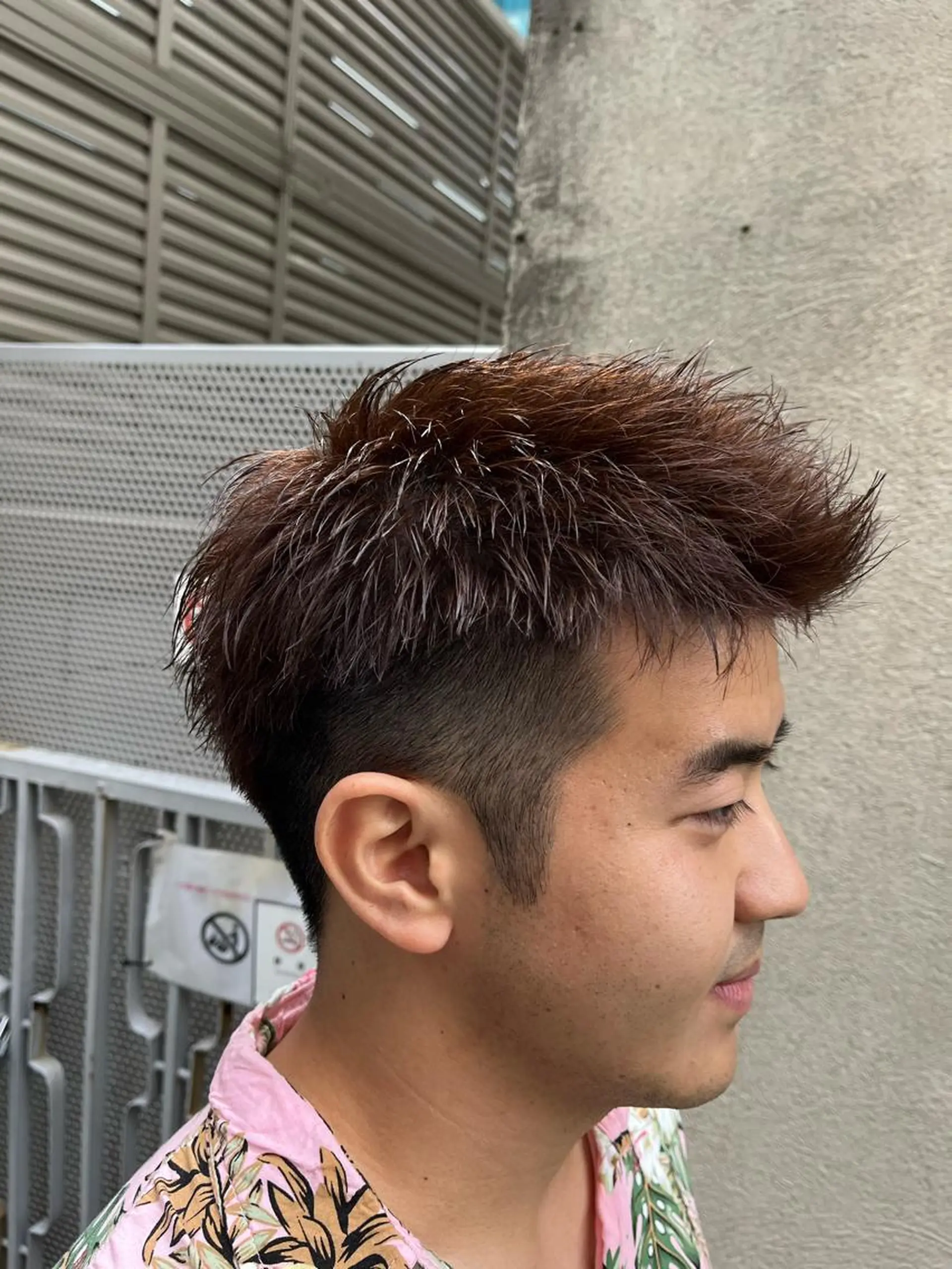 ショート カラー パーマ メンズ 🏆メンズヘア特化 🥇代表りんぺーのヘアスタイル