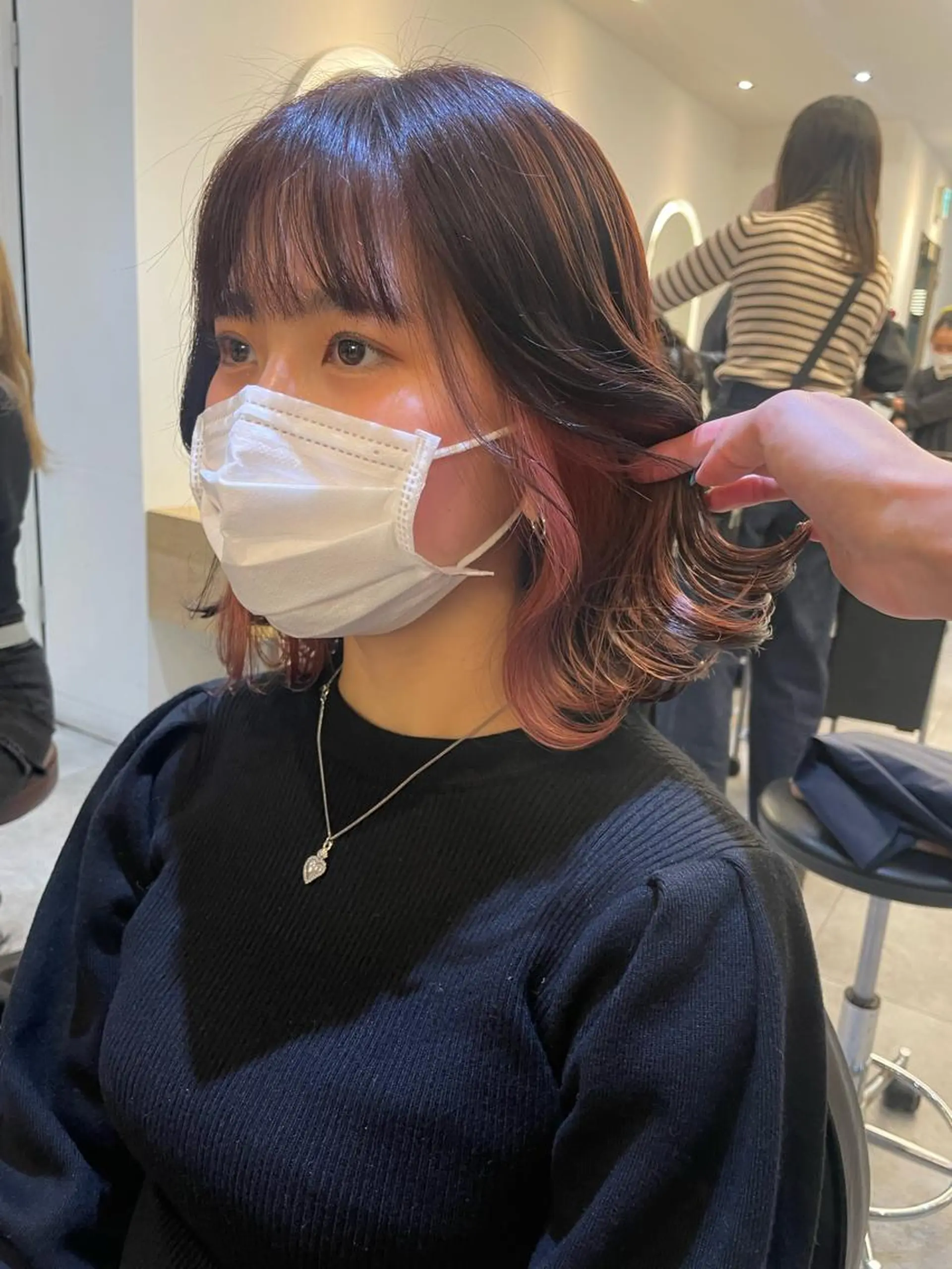 ミディアム 韓国🇰🇷透明感 ERIのヘアスタイル