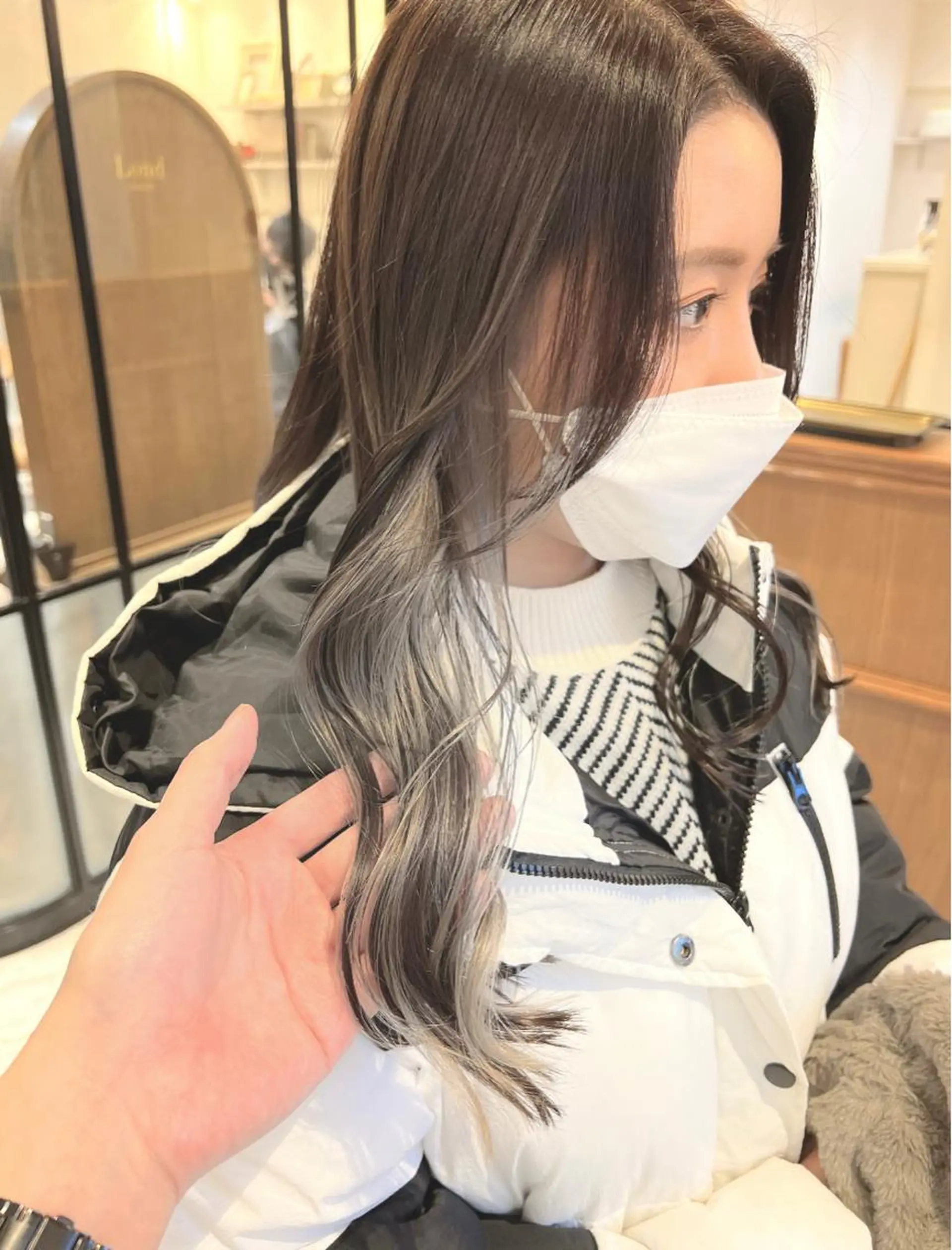 ロング カラー カット ヘアカラー トリートメント 🇰🇷韓国レイヤー 錦糸町【北山謙三】のヘアスタイル