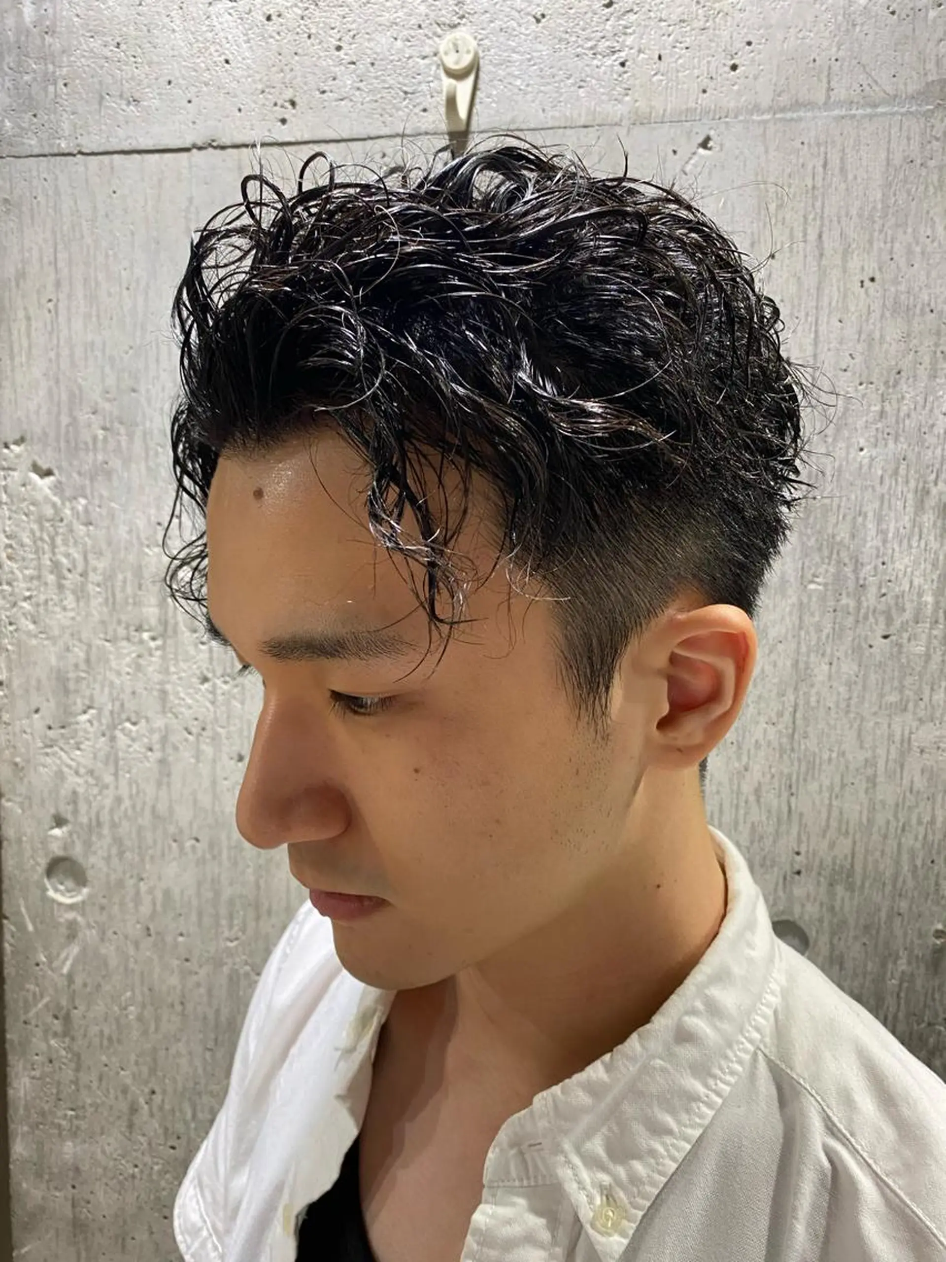 パーマ メンズ カット パーマ ヘアセット メンズブリーチカラー /パーマ ごーた立川のヘアスタイル