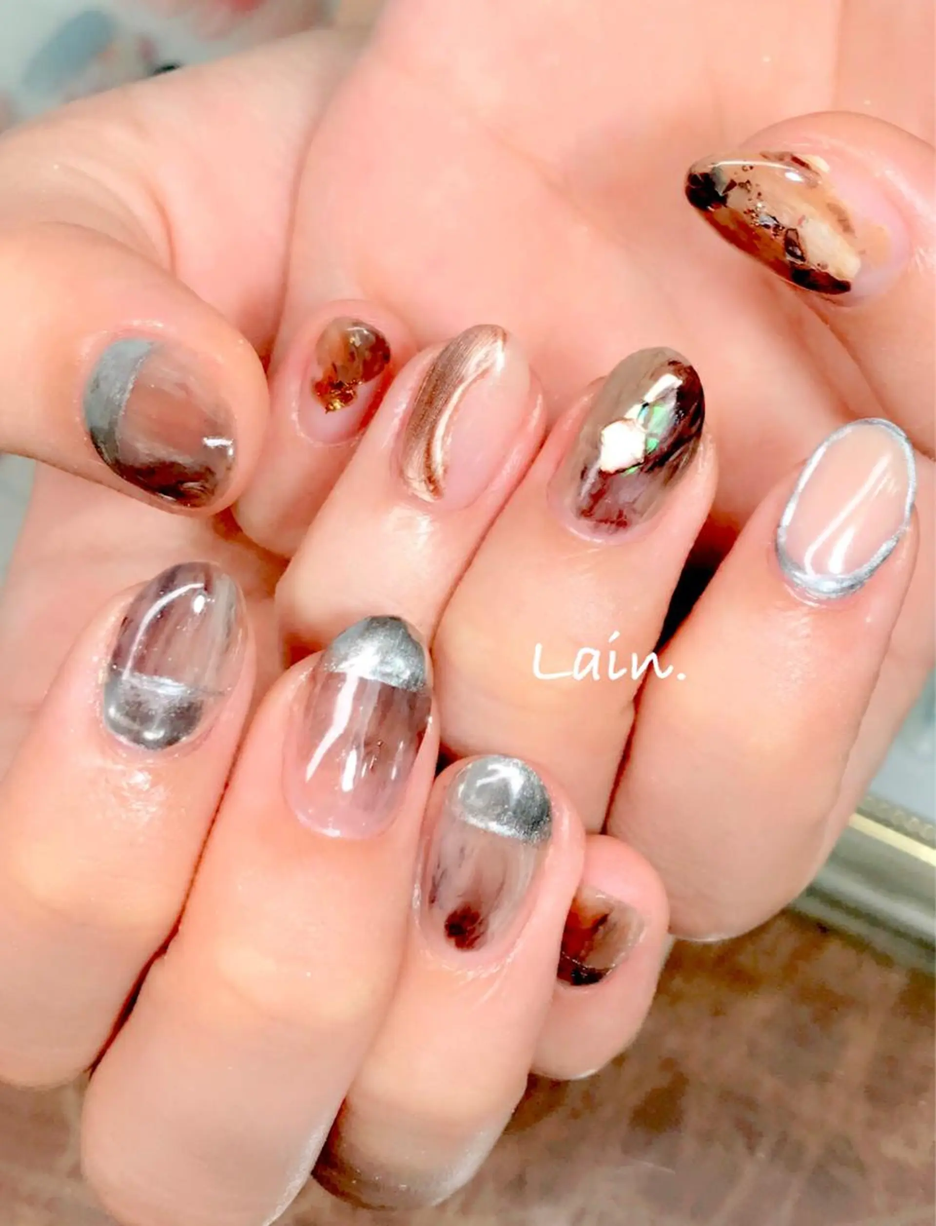 ネイル Liennail 持込デザインやり放題のネイルデザイン