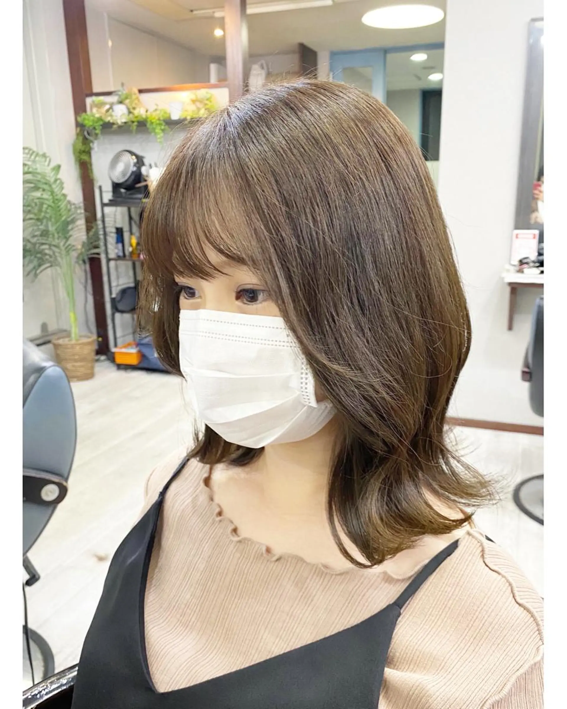 ミディアム カラー グレージュ cocoru所属・＊横浜駅＊ 金子 誠也のヘアスタイル